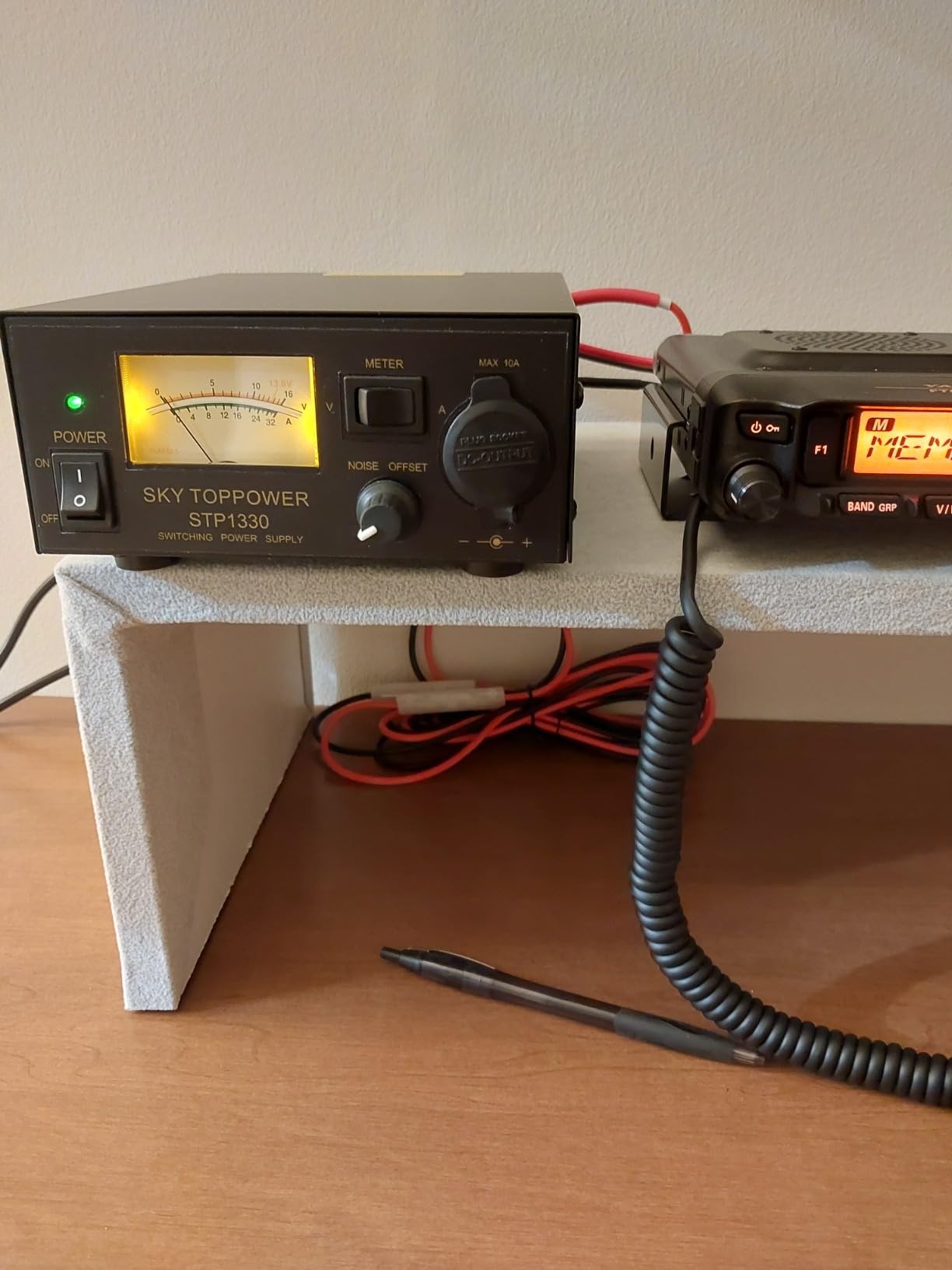 13.8V 30A Power Supply for Ham Radio - AC to DC Converter with Cigarette Lighter Socket & Cooling Fan, STP1330 (SKY TOPPOWER) customer photo 1