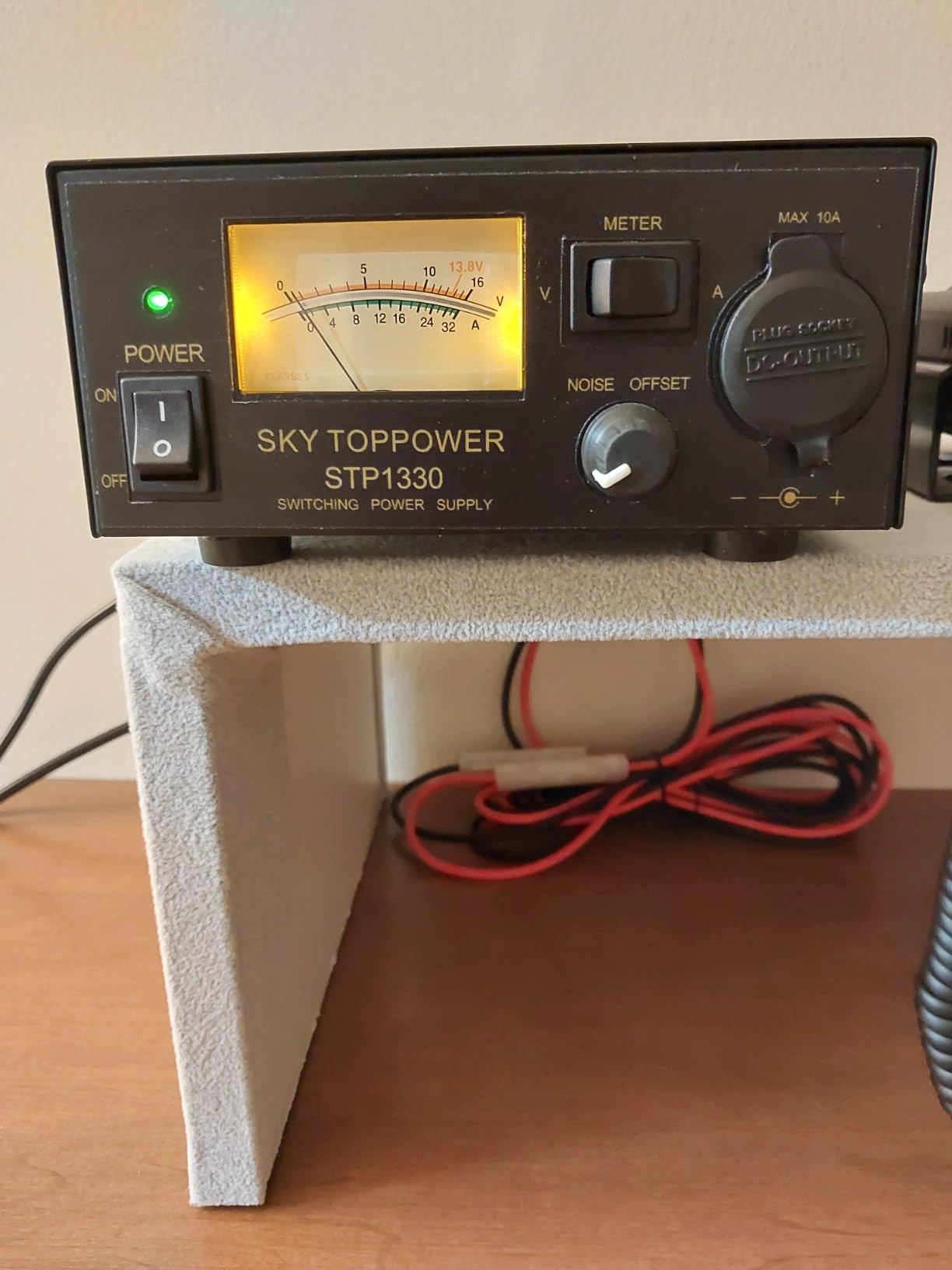 13.8V 30A Power Supply for Ham Radio - AC to DC Converter with Cigarette Lighter Socket & Cooling Fan, STP1330 (SKY TOPPOWER) customer photo 2