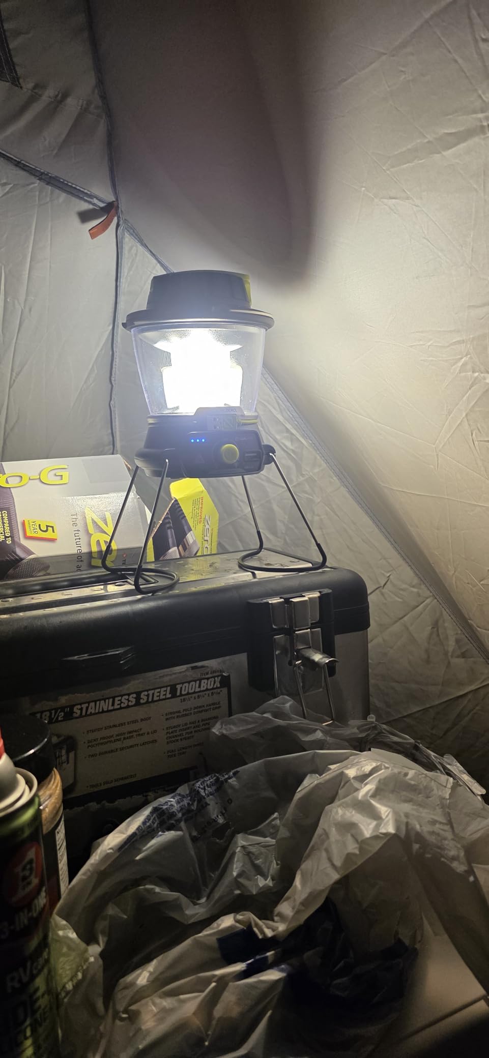 Goal Zero Lighthouse 600 Lantern USB Rechargeable with Power Hub for Phone Charging, Adjustable LED Light for Camping and Emergency Preparedness customer photo 1