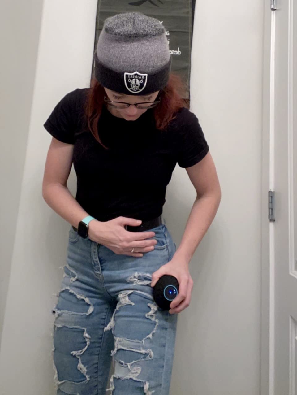 TheraGun Therabody WaveRoller - High Density Foam Roller for Body and Large Muscles. Bluetooth Enabled with 5 Customizable Vibration Frequencies in Therabody App customer photo 1