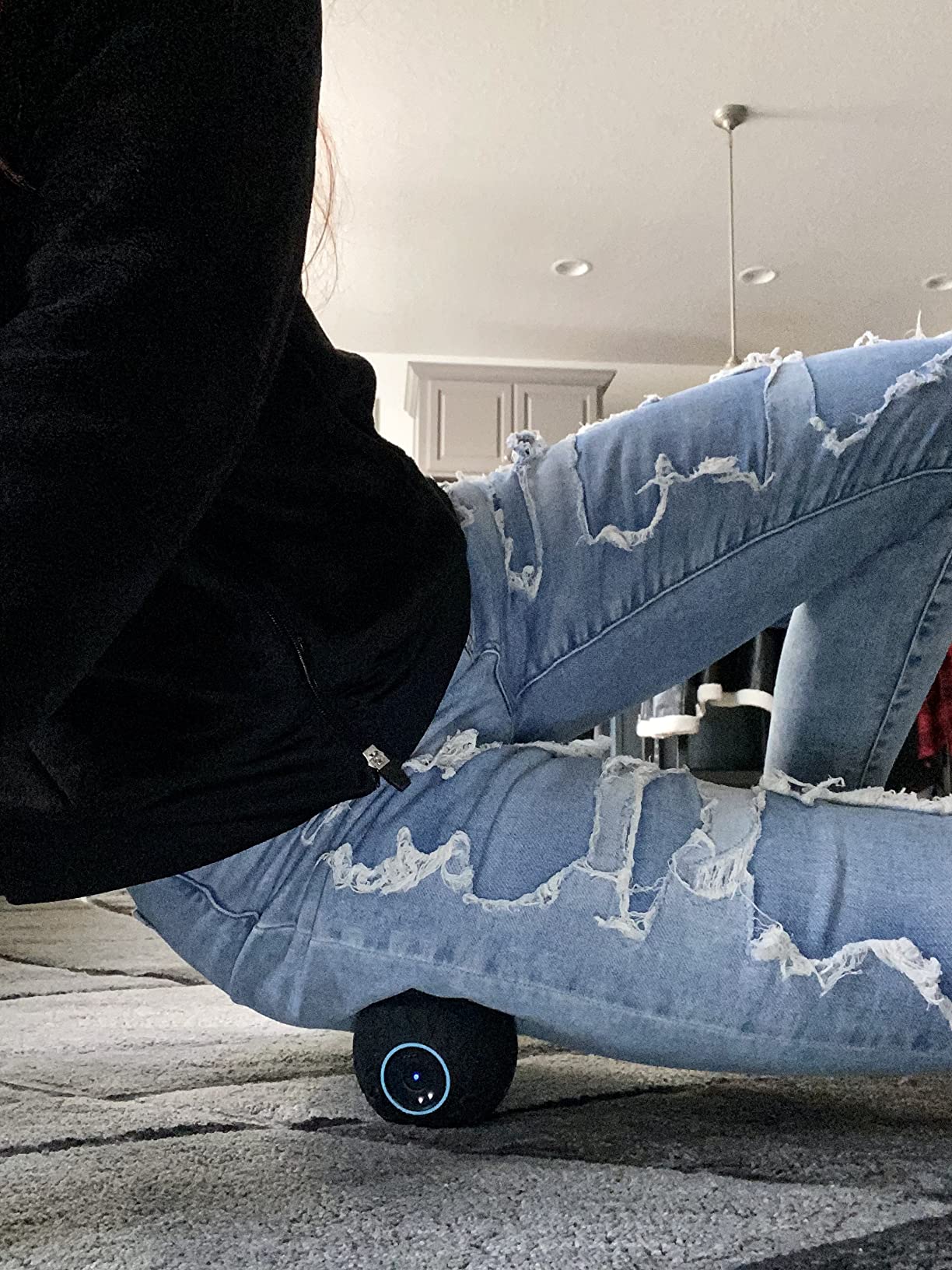 TheraGun Therabody WaveRoller - High Density Foam Roller for Body and Large Muscles. Bluetooth Enabled with 5 Customizable Vibration Frequencies in Therabody App customer photo 2