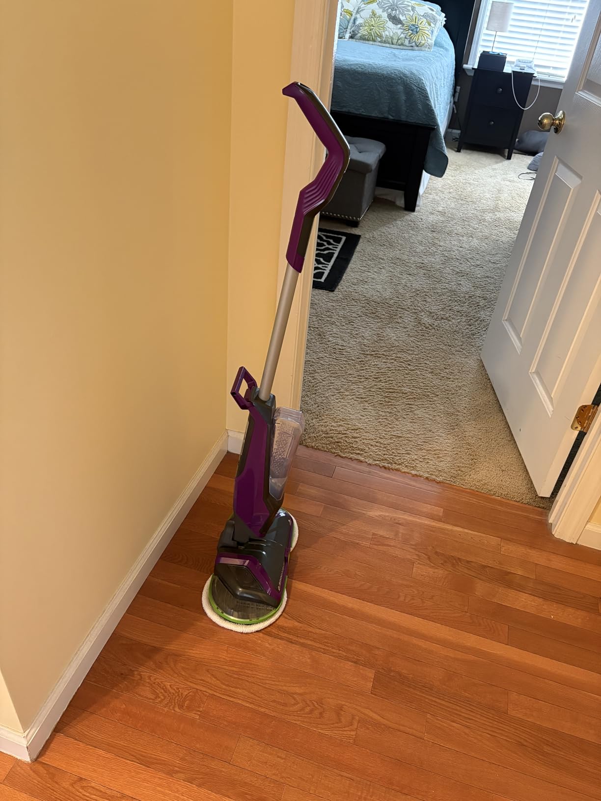 BISSELL Spinwave Cordless Pet Hard Floor Spin Mop Cleaner 18V with washable mop pads for sealed hard floors, 23157 customer photo 2
