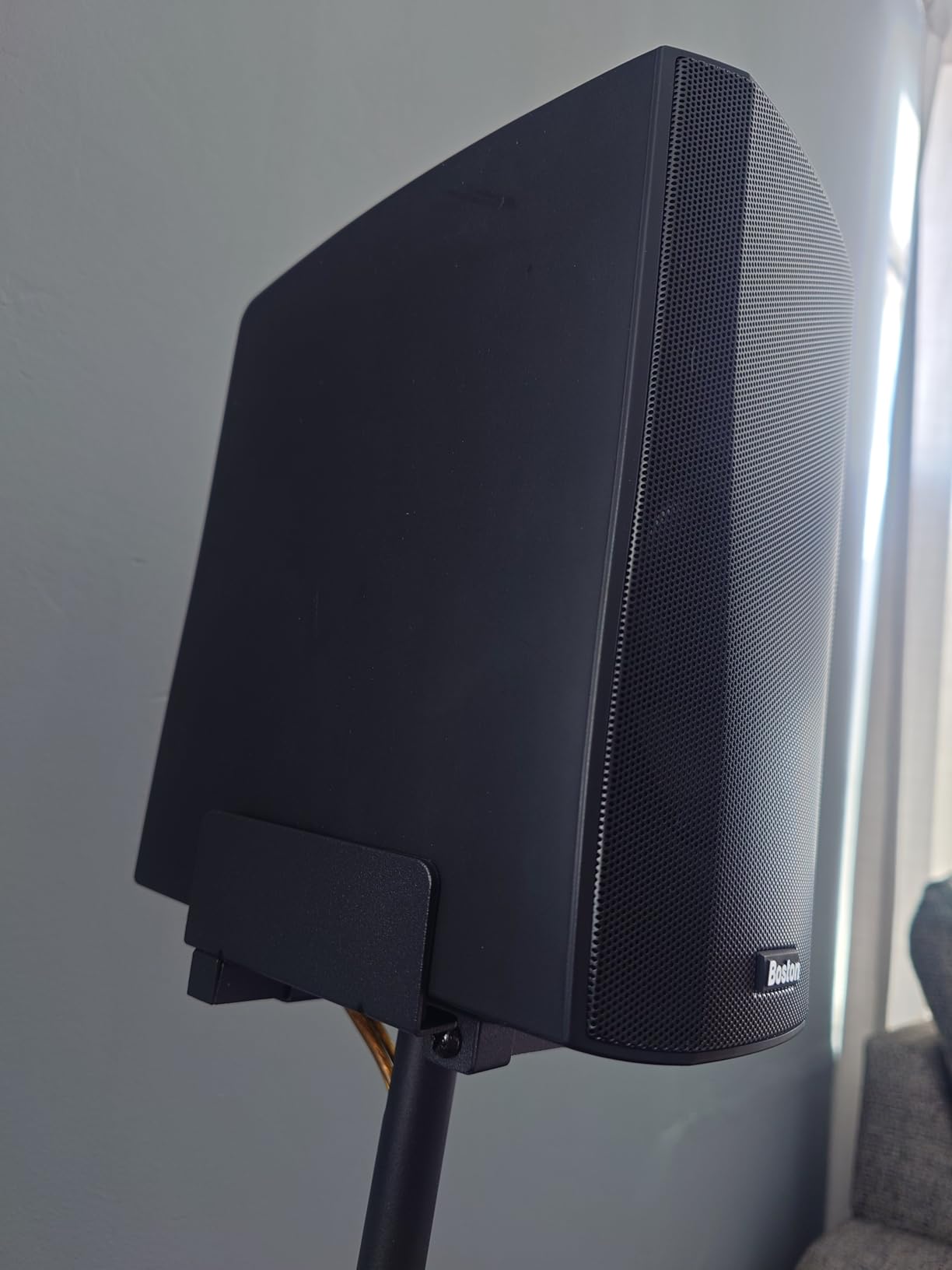 PERLESMITH Universal Speaker Stands for Surround Sound - Height Adjustable Extend 33.3