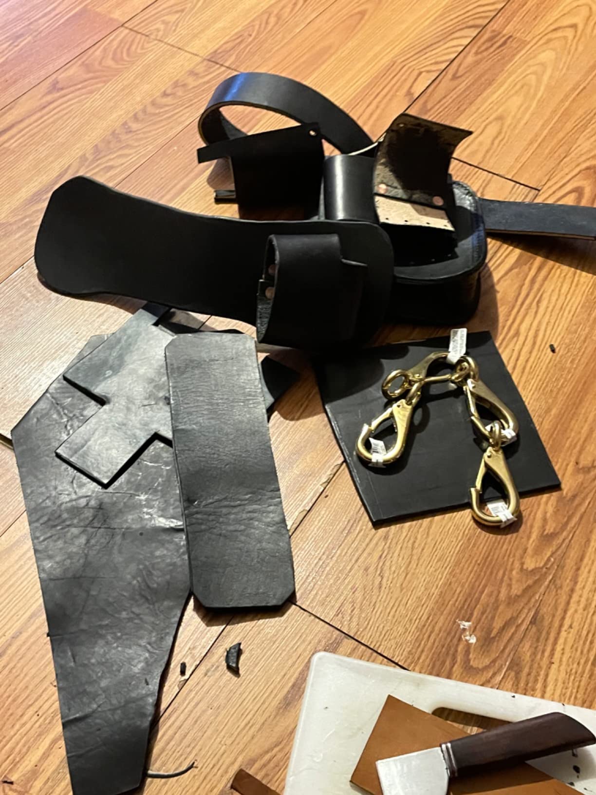 OWDEN Professional 2Pcs Leather Edge Burnisher Ebony Wood Edge Slicker Leather Craft Tool Polished Grinding Tool customer photo 2