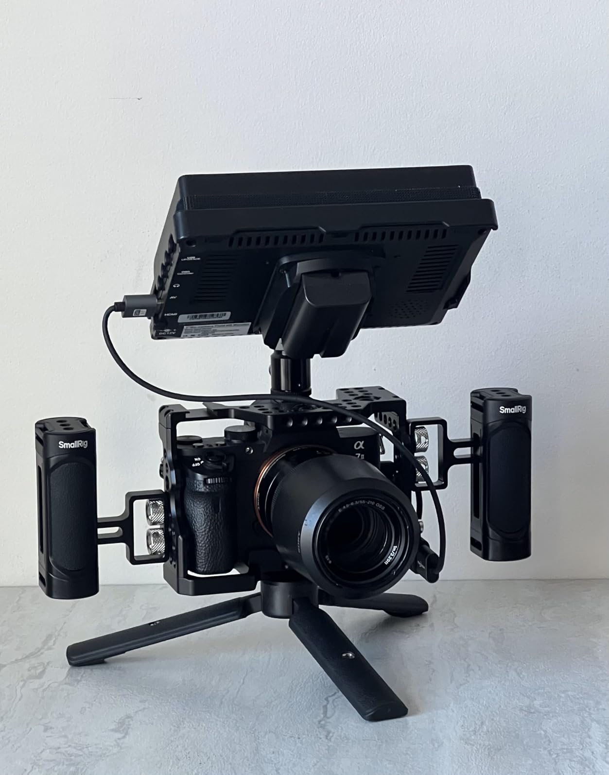 SMALLRIG Mini Side Handle Handgrip with Dual 1/4