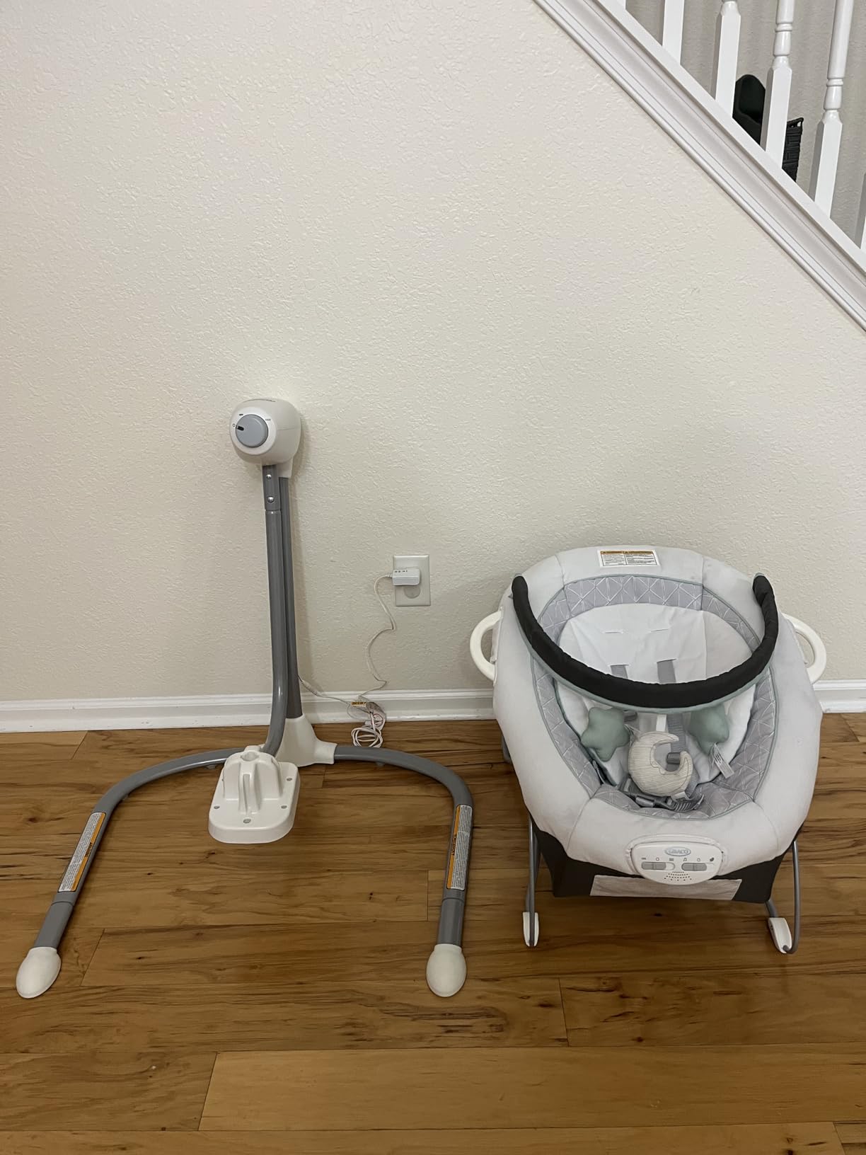 Graco Soothe 'n Sway LX Portable Baby Swing and Baby Bouncer Bouncer, Multi Direction Seat, 2 Speed Vibration, Derby customer photo 1