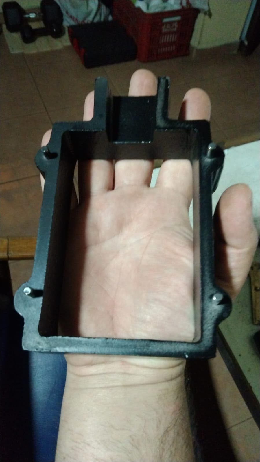 SIMOND STORE Cast Iron 2-Part Flask Mold Frame for Sand Casting Jewelry Metal Casting Making Tool customer photo 1