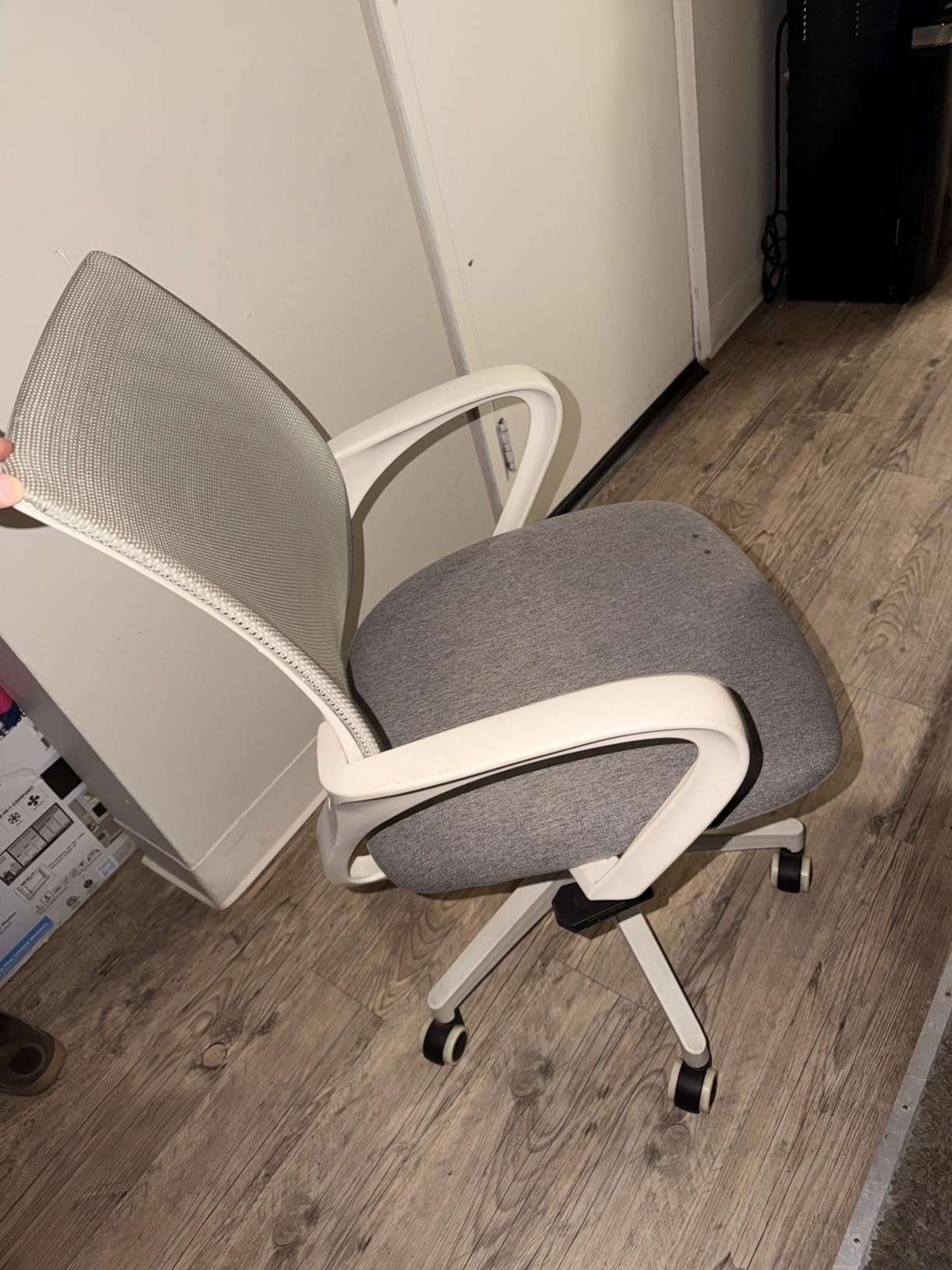 NEO CHAIR Office Desk Computer Chair Ergonomic Mesh Gaming Mid Back Seat with Comfy Lumbar Support Adjustable Height Swivel for Home Task (Black) customer photo 1