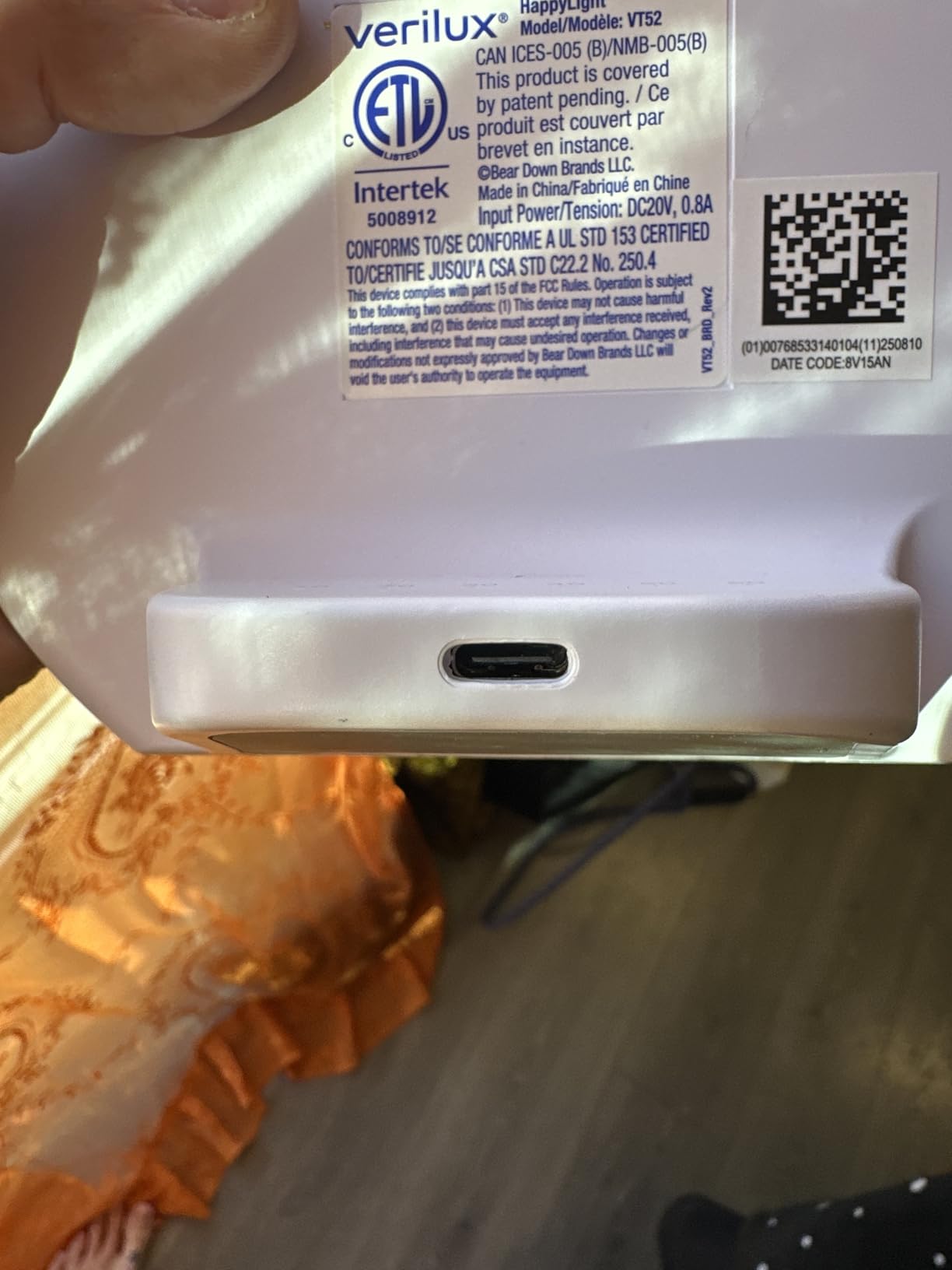 Verilux HappyLight Alba - New Round UV-Free LED Therapy Lamp, Bright White Light with 10,000 Lux, Adjustable Brightness, Color, and Countdown Timer customer photo 2