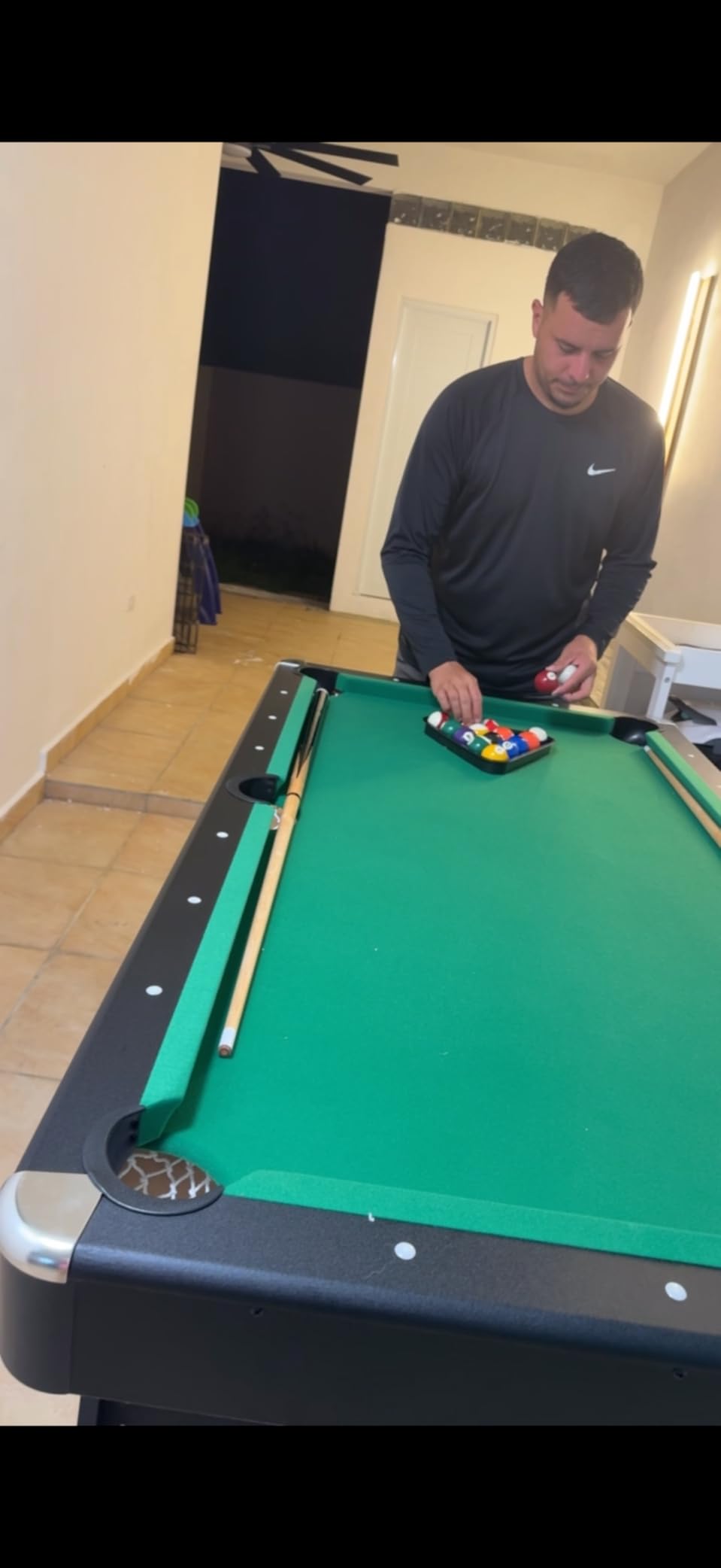 RACK Drogon 5.5-Foot Folding Billiard/Pool Table - Compact and Portable Space-Saving Design customer photo 1