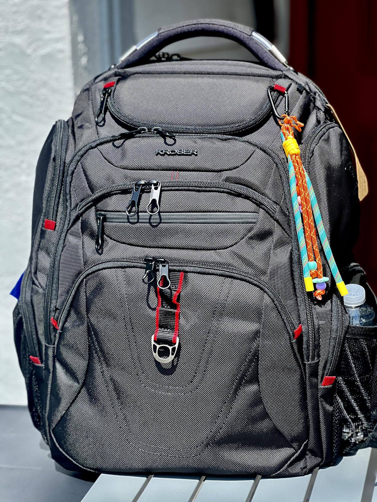 KROSER TSA Friendly Travel Laptop Backpack 17.3 inch XL Computer Backpack Water-Repellent College Daypack Business Backpack with RFID Pockets & USB Port for Men/Women-Black customer photo 2