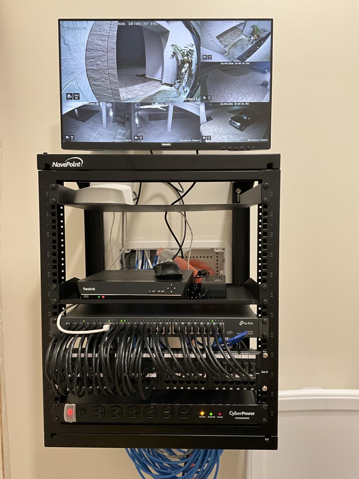 REOLINK Wired Security Camera Outdoor, IP PoE Dome Surveillance Camera, Smart Human/Vehicle Detection, Work with Smart Home, 100ft 5MP HD IR Night Vision, Up to 512GB microSD Card, RLC-520A customer photo 2