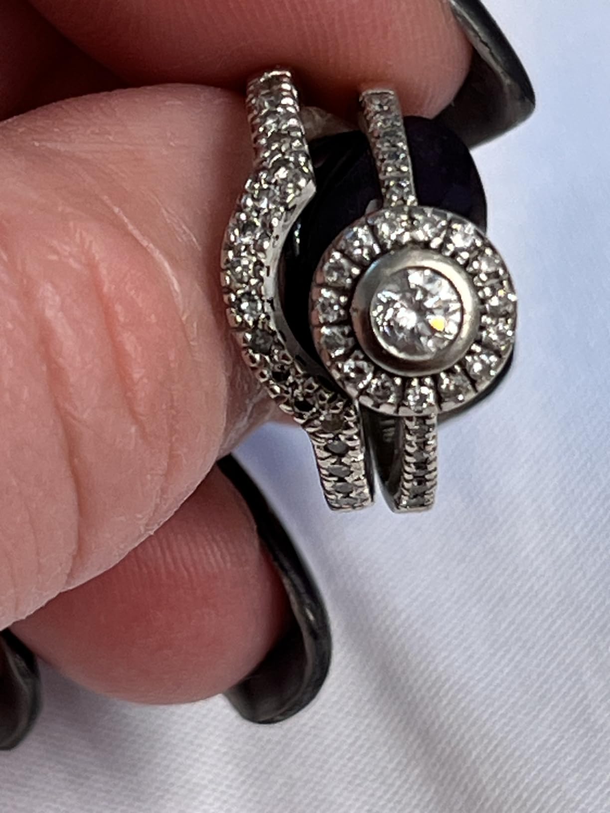 KUNPHY Ultrasonic Jewelry Cleaner, Jewelry Cleaner Machine 12oz 46KHz, Professional Sonic Cleaner with One-Touch Operation, Sonic Cleaner for Rings, Glasses, Jewelry, Dentures White customer photo 2