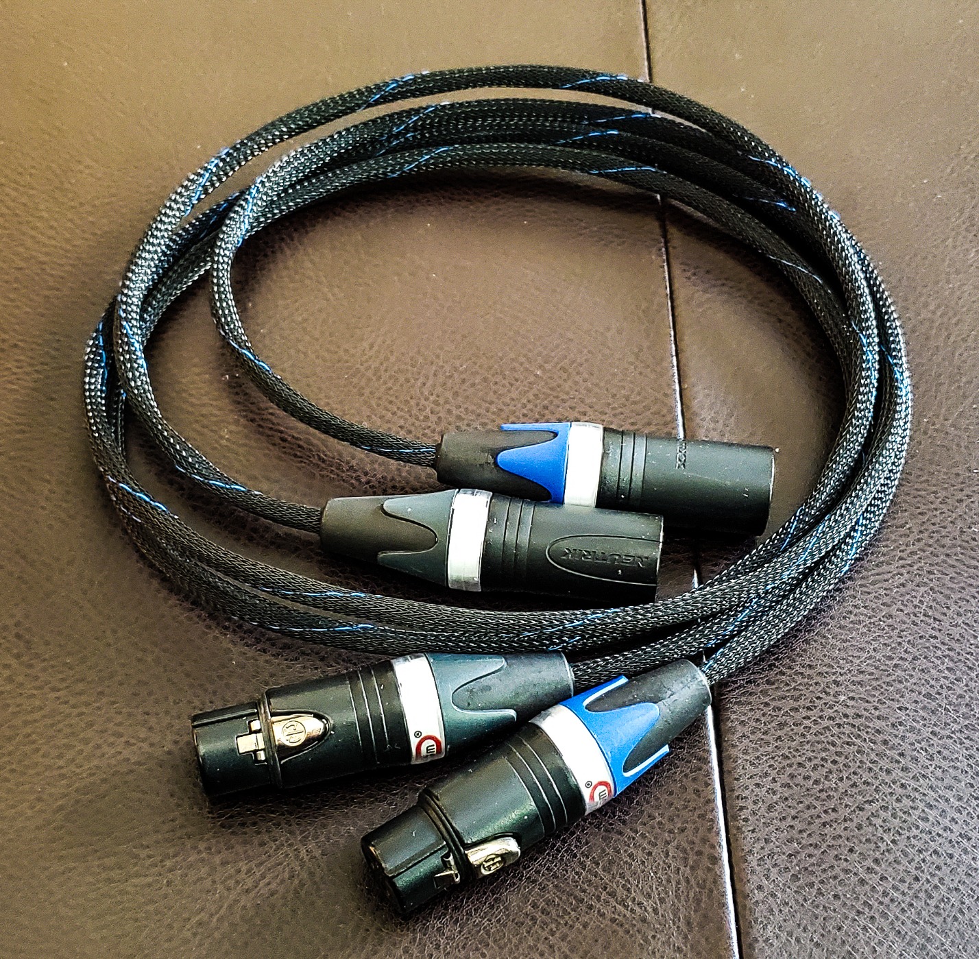 BetterCables.com Blue Truth Ultra Balanced XLR Cables - Stereo Pair (2 Cables) - High-End, High-Performance, Audiophile Premium Hi-Fi Audio, Silver/Copper Hybrid, Teflon - 6 Feet customer photo 2
