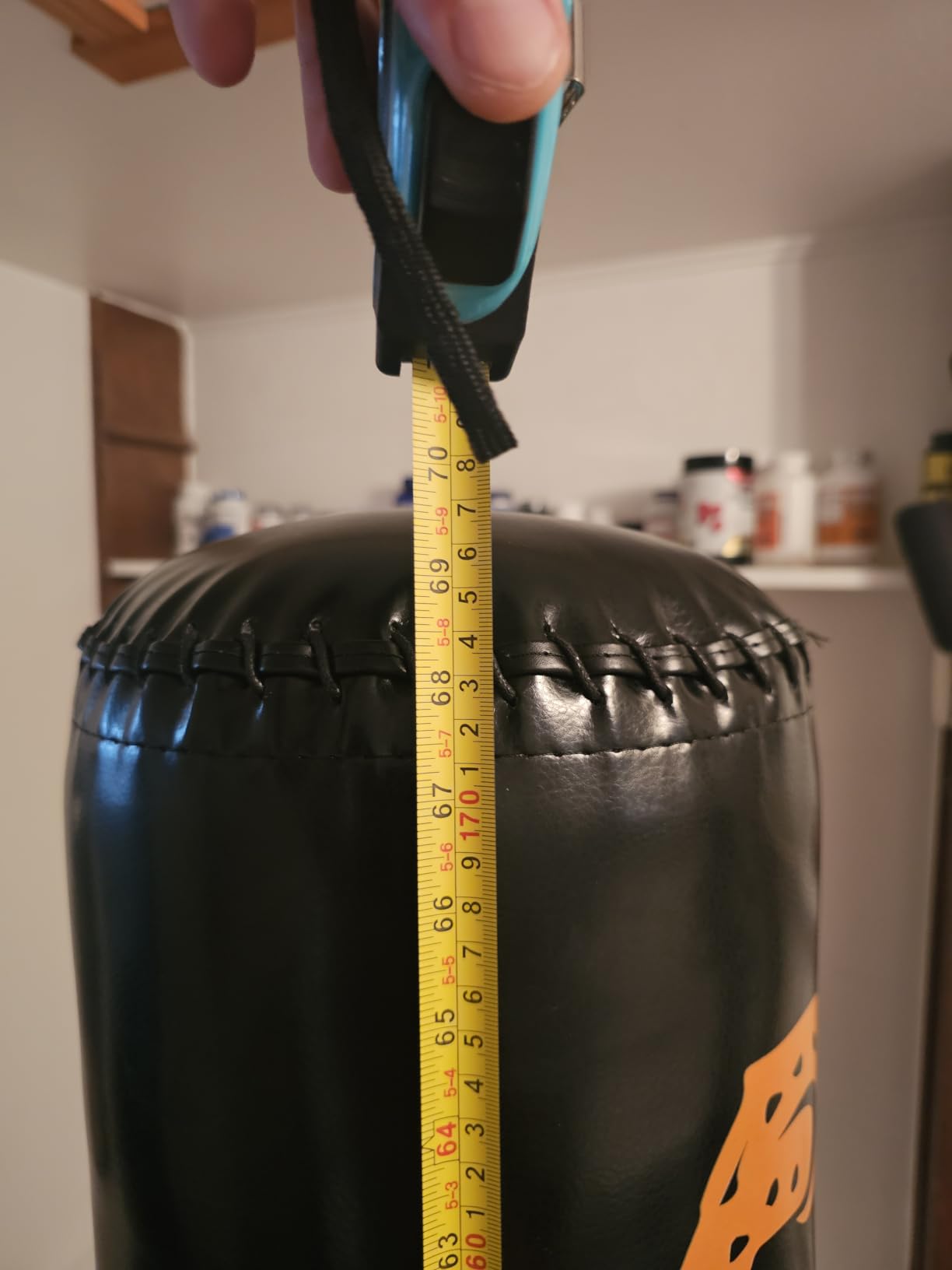 FITVEN 70'' Freestanding Punching Bag with Boxing Gloves, Heavy Boxing Bag with Suction Cup Base, Stand Kickboxing Bag for Adult-Teens Family Home Gym Training Equipment customer photo 2