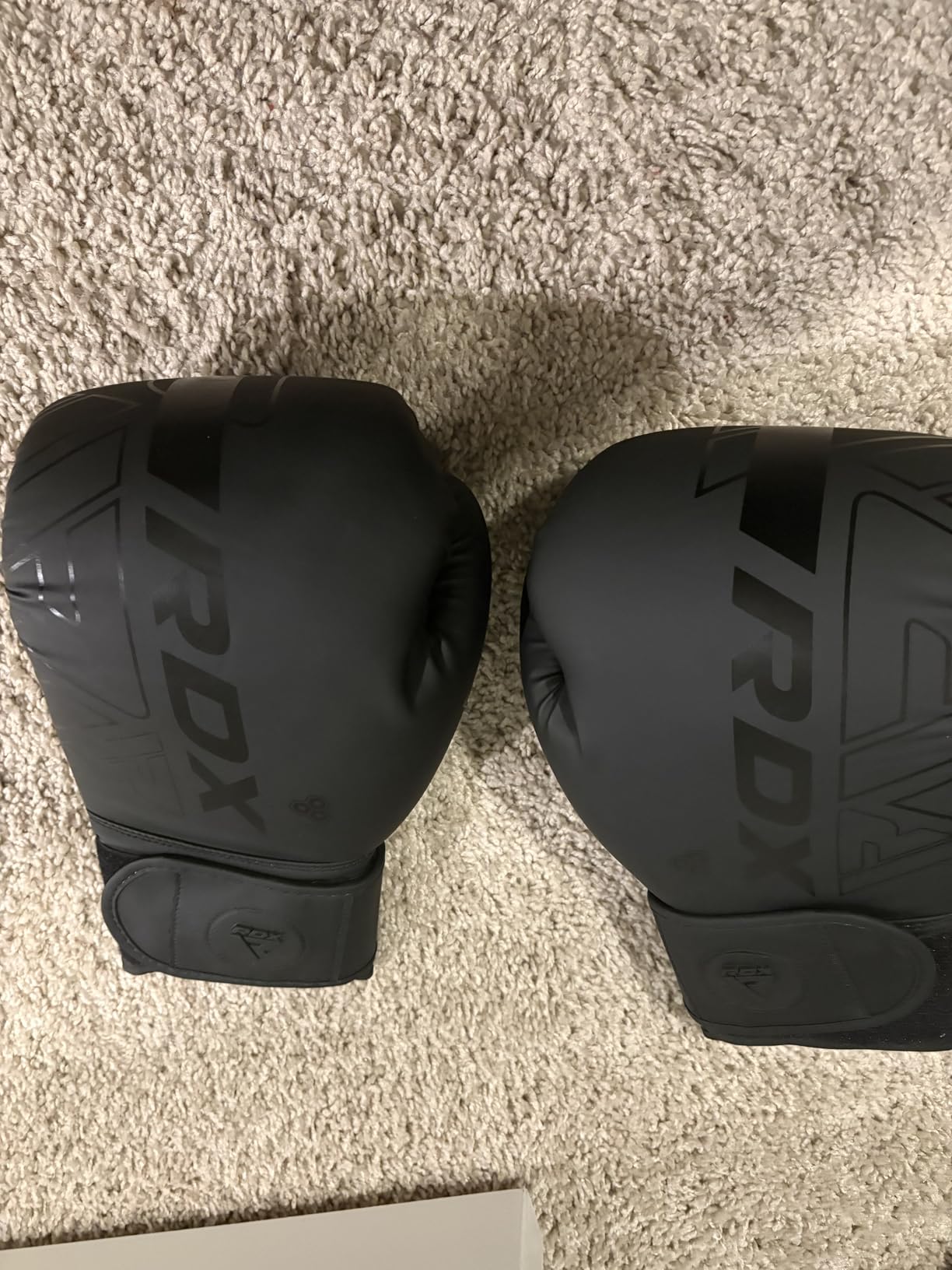 RDX Boxing Gloves, Pro Training Sparring, Maya Hide Leather, Muay Thai MMA Kickboxing, Men Women Adult, Heavy Punching Bag Focus Mitts Pads Workout, Ventilated Palm, Multi Layered, 8 10 12 14 16 18 Oz customer photo 2
