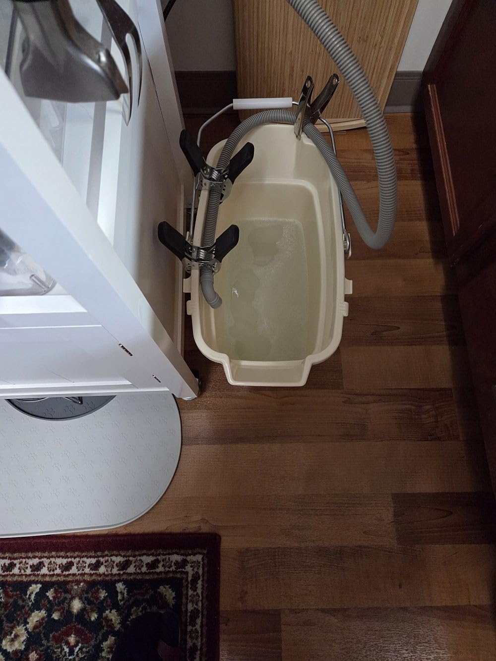 AIRMSEN Portable Countertop Dishwashers, 5 Washing Programs Mini Dishwashers with 5 L Built-in Water Tank and Double-layered Glass Door, No Hookup Needed for Home, Apartments & RVs customer photo 2