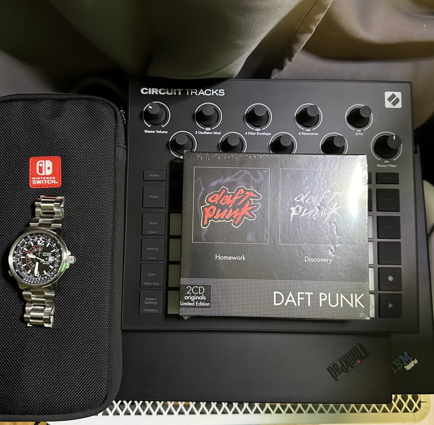 Novation Circuit Tracks: Groovebox sequencer with synth engines, MIDI control, and drum patterns for electronic music making customer photo 1