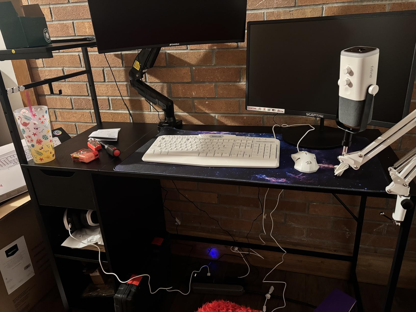 Canjoy Gaming Mouse Pad, 31.5x15.7inch Large Extended Mousepad Big Computer Desk Mat for Keyboard and Mouse Full Desk Mouse Mat with Non-Slip & Rubber Base customer photo 1