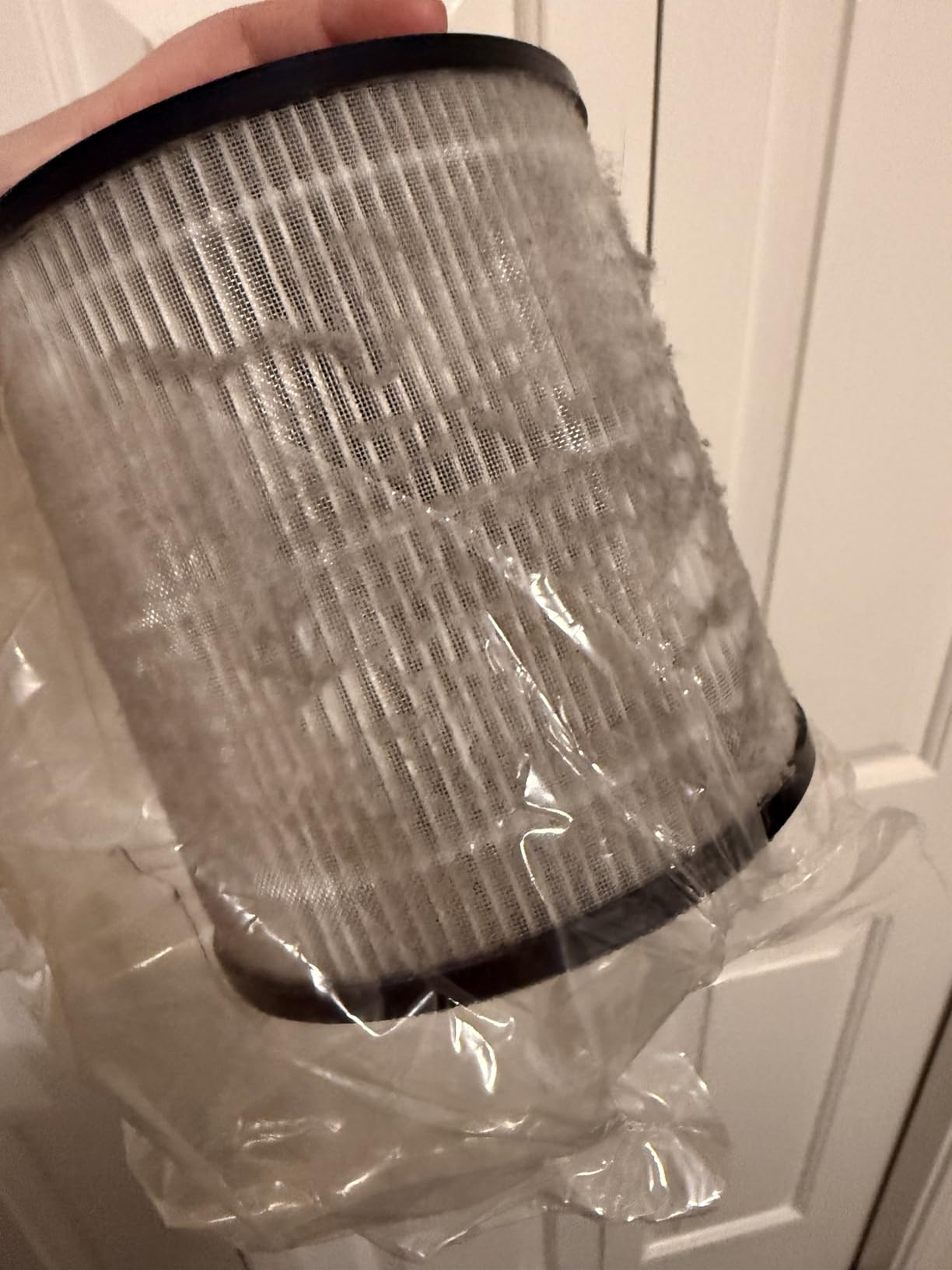 MOOKA Air Purifiers for Home Large Room up to 1076ft², H13 True HEPA Air Filter Cleaner, Odor Eliminator, Remove Smoke Dust Pollen Pet Dander, Night Light, B-D02L White customer photo 1