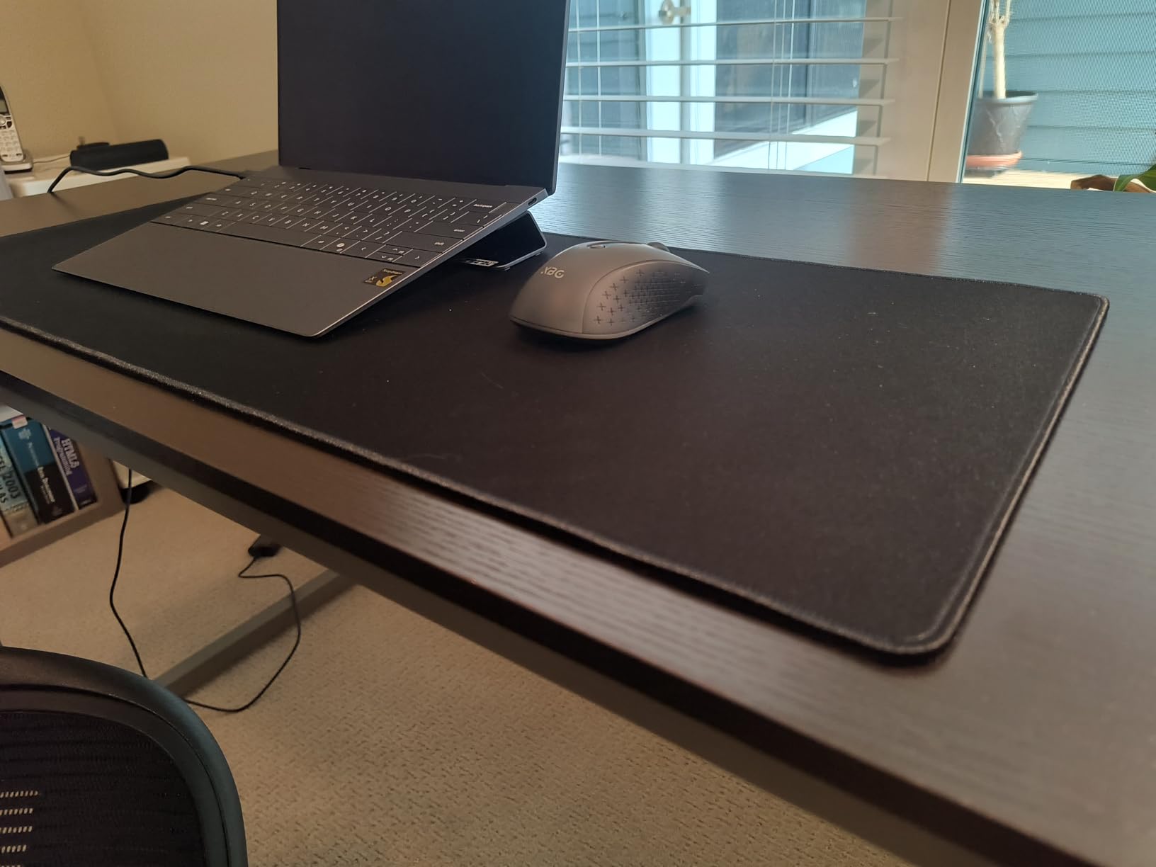 KTRIO RGB Large Gaming Mouse Pad Desk Mat, Superior Micro-Weave Cloth, Non-Slip Rubber Base, Stitched Edges, Water-Resistant, for Gamer, Office and Home, 35.4 x 15.7 in customer photo 1