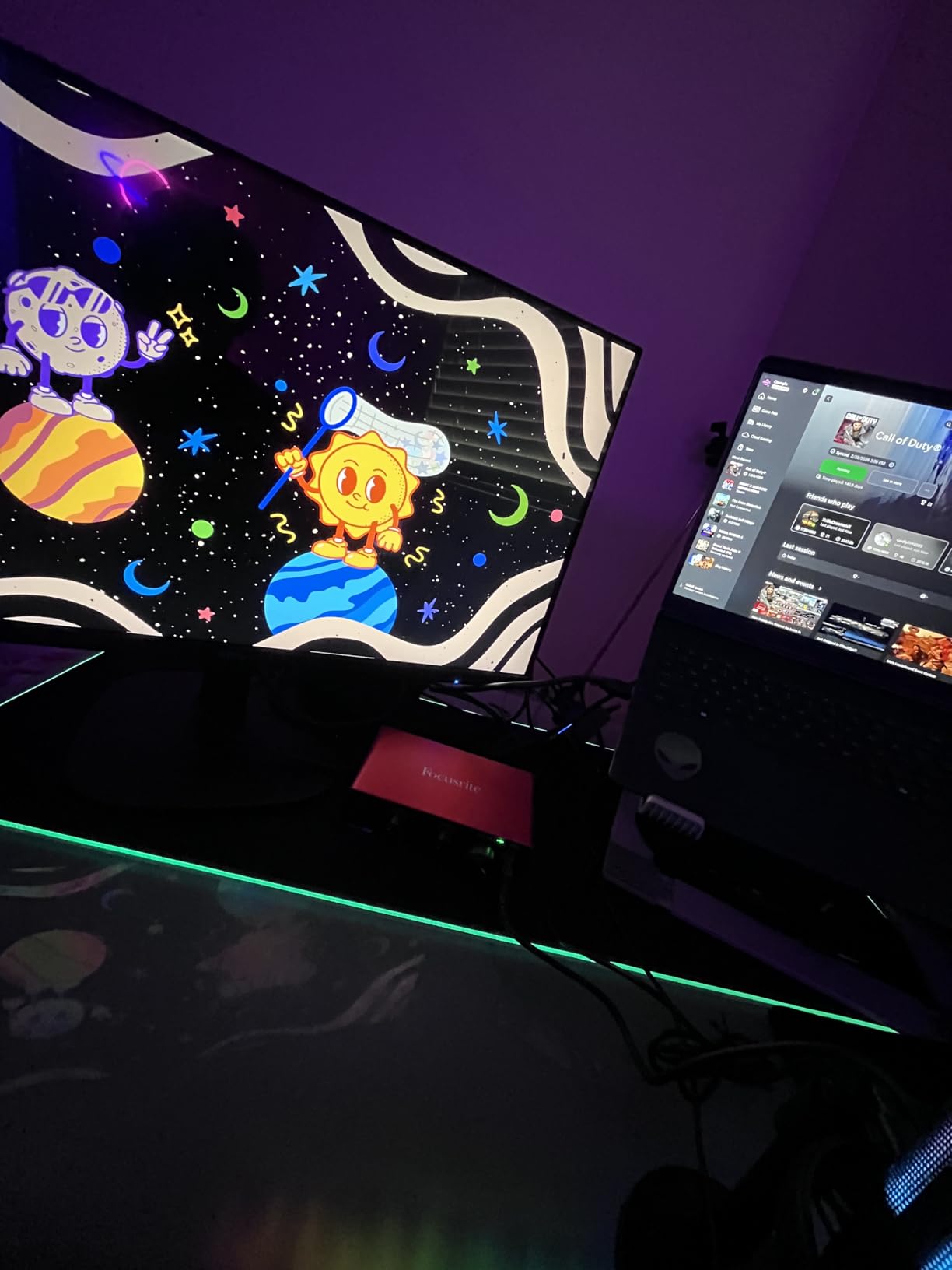 RGB Mousepad Led Mouse Pad, Large Mouse Pad, Led and Big Mouse mat customer photo 1