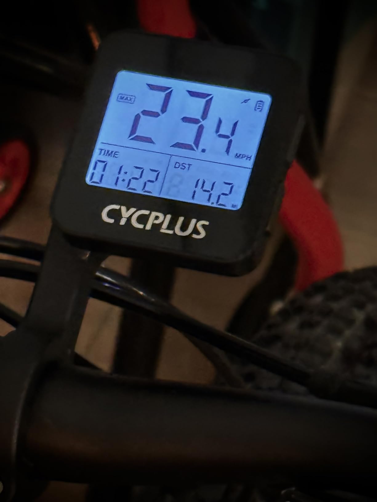 CYCPLUS GPS Bike Computer, Wireless Cycling Computer with Automatic Backlight, Bicycle Speedometer Odometer with Waterproof and Large Battery customer photo 1