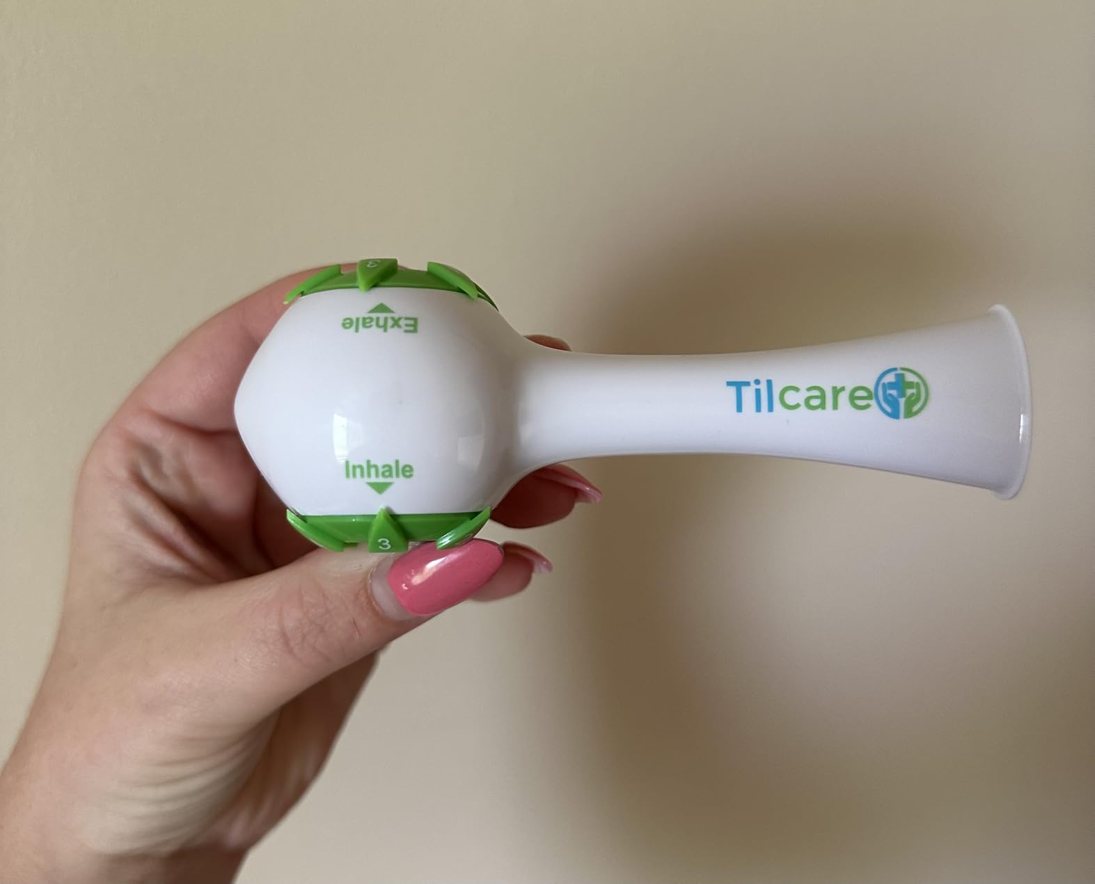 Breathing Trainer & Lung Trainer - Ideal Breathing Exercise Device for Lungs, Effective Breather Device & Lung Exerciser Device, Best Breathing Device & Lung Strengthener, Tilcare Respiratory Trainer customer photo 2