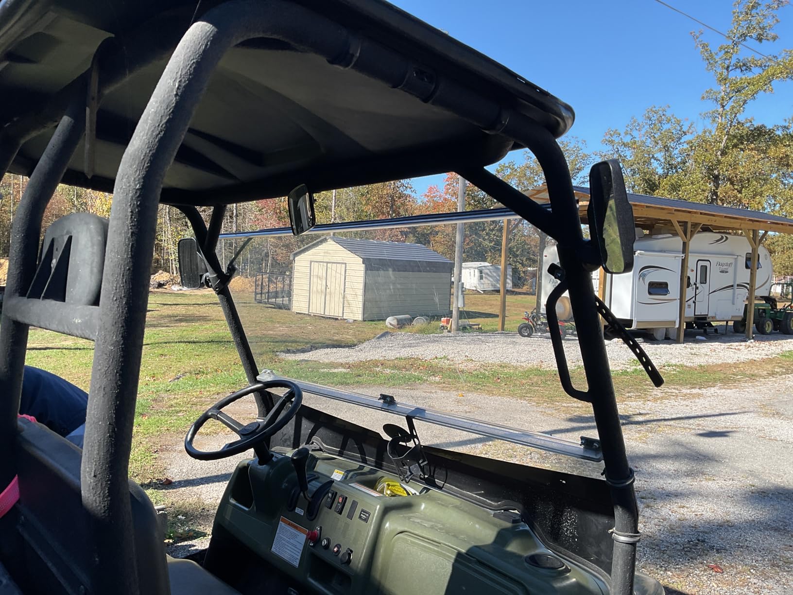KEMIMOTO UTV Side Mirrors And Center Mirror with 1.6