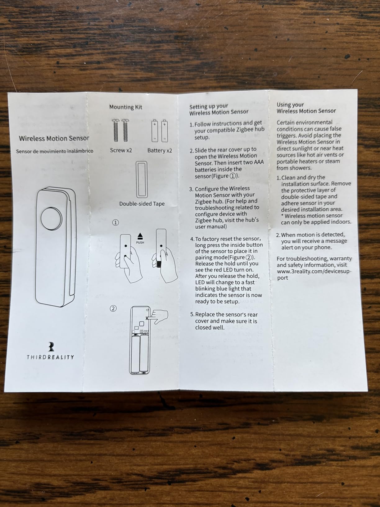 THIRDREALITY Zigbee Motion Sensor, Pet Friendly, Compatible with Home Assistant, SmartThings, Aeotec, Homey, Hubitat or Echo Devices with Built-in Zigbee Hub customer photo 1