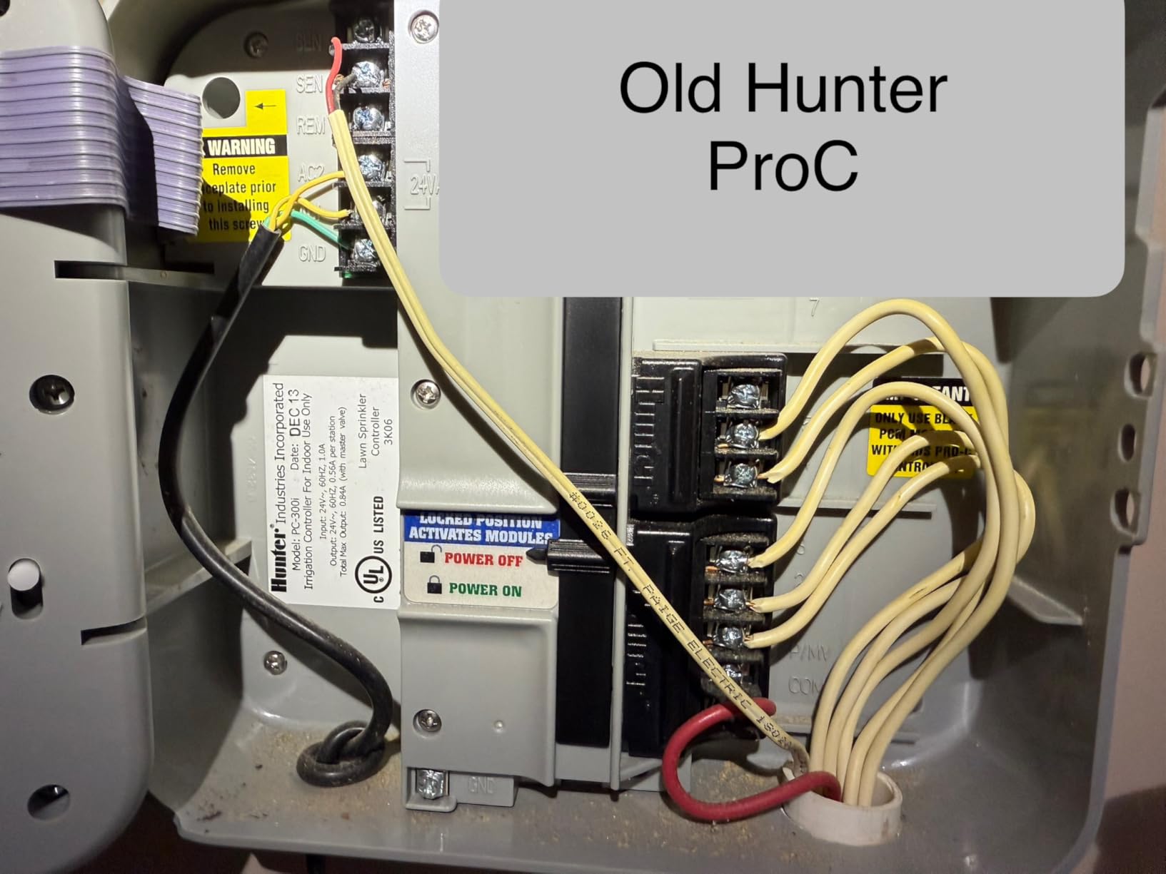 Hunter X2 4 Zone Sprinkler Controller, Outdoor Irrigation Timer for Lawn and Garden, Smart Watering with Weather-Based Scheduling and Cycle and Soak, Smart Controller Ready with Optional WiFi Module customer photo 1