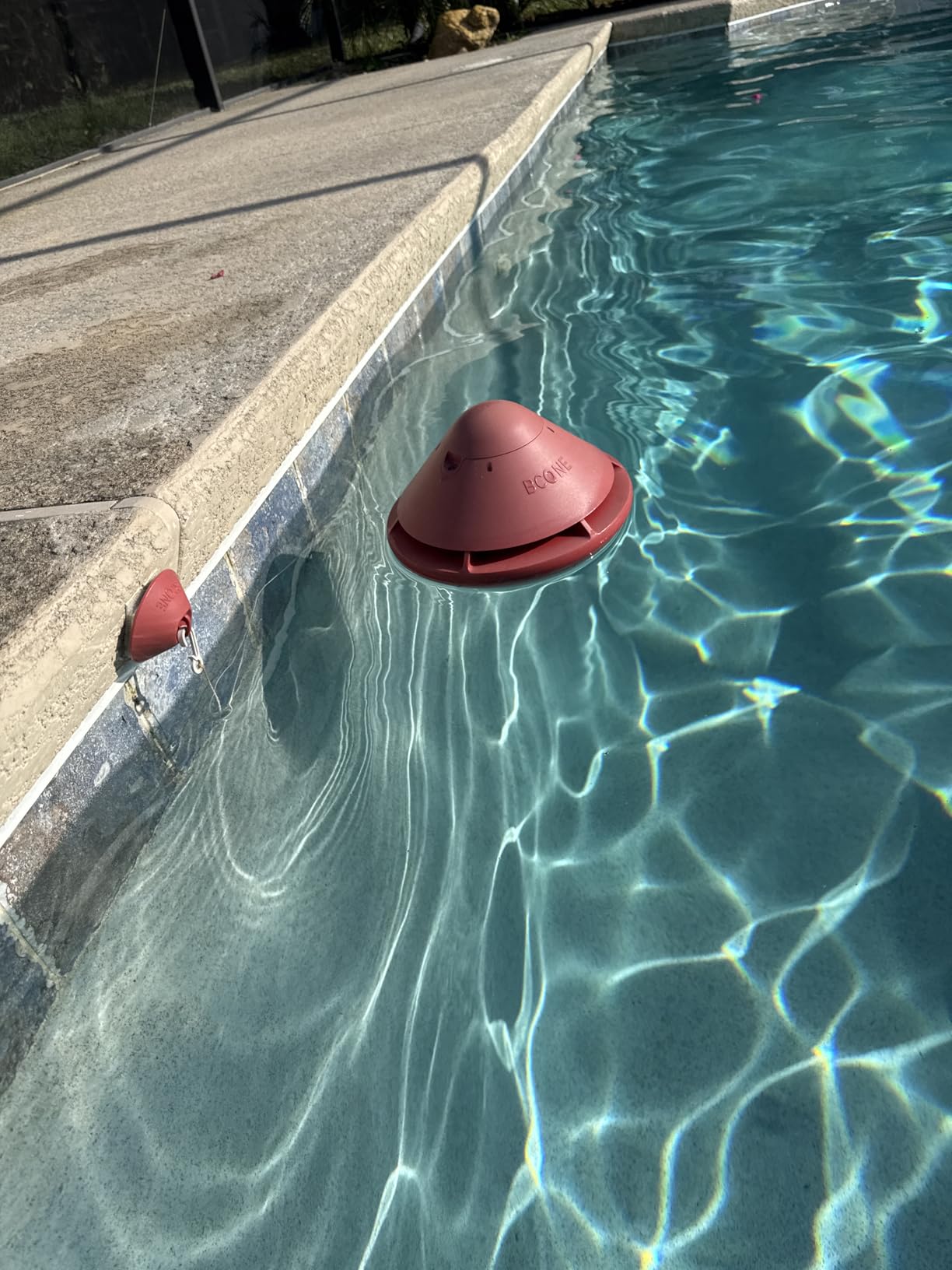 BCONE Pool Alarm by Lifebuoy | ASTM F2208 Certified | Floating Safety Device with App Alerts + Alexa Voice Control | 2.4GHz Wi-Fi | for Inground & Above-Ground Pools customer photo 2