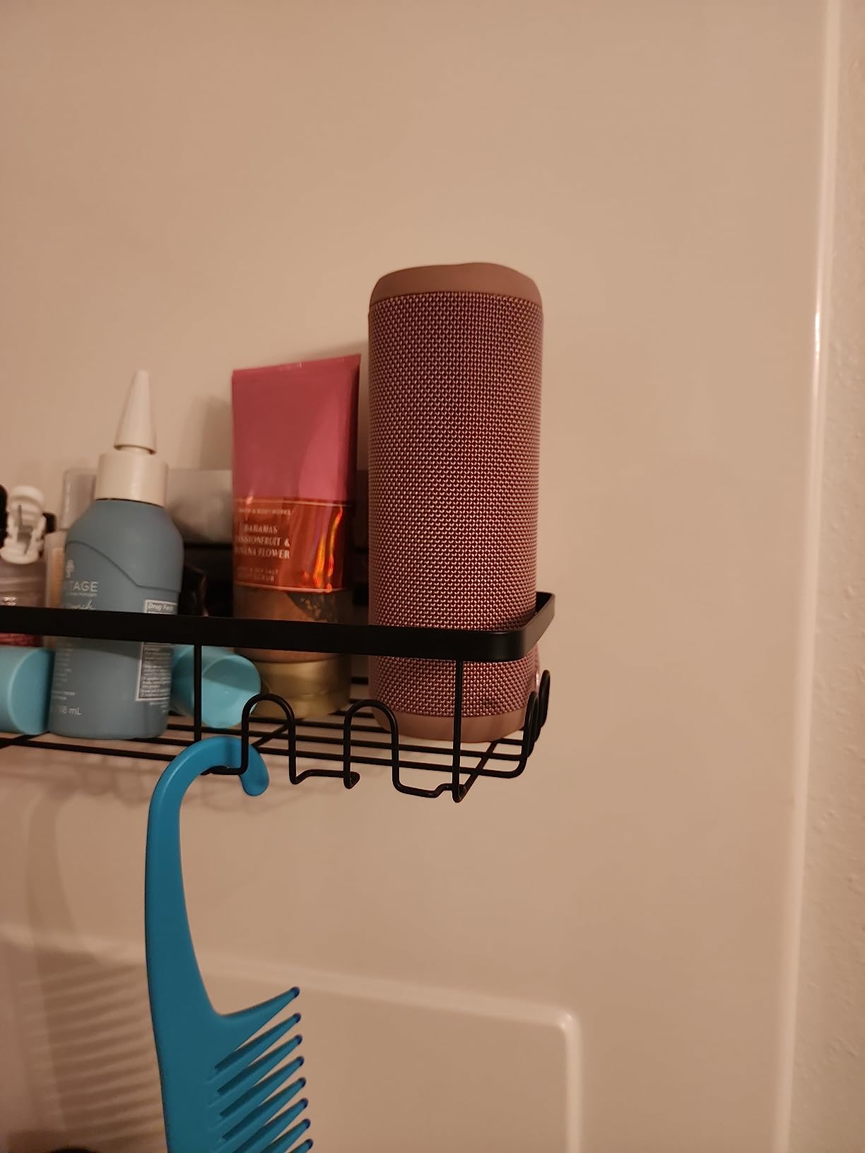 Wireless Portable Speaker, IPX7 Waterproof Bluetooth Speaker, 25W Loud Stereo Sound, Bassboom Technology, TWS Pairing, Built-in Mic, 16H Playtime with Lights for Home Outdoor - Black customer photo 1