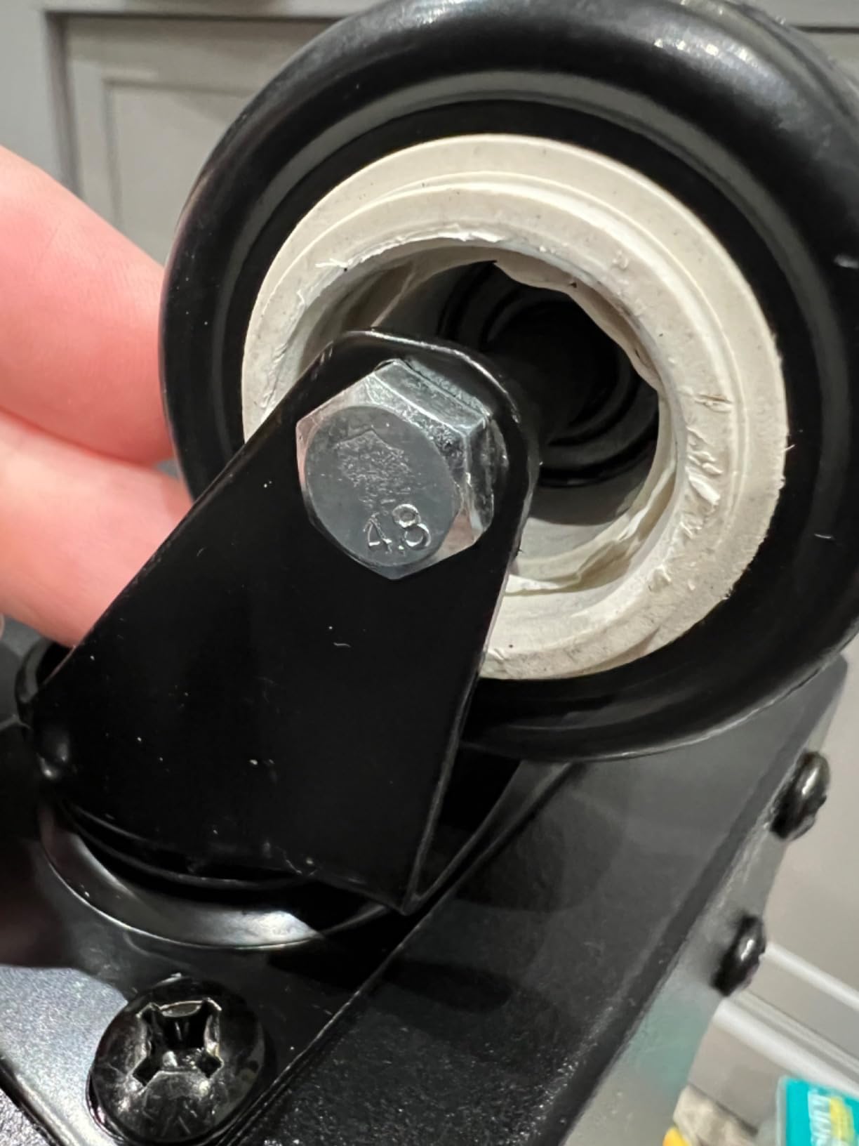 RIVECO 15U Server Rack Floor Standing Open Frame with Wheels - 19-inch 4 Post Quick Assembly AV Rack Network Heavy Duty Durable Black customer photo 1