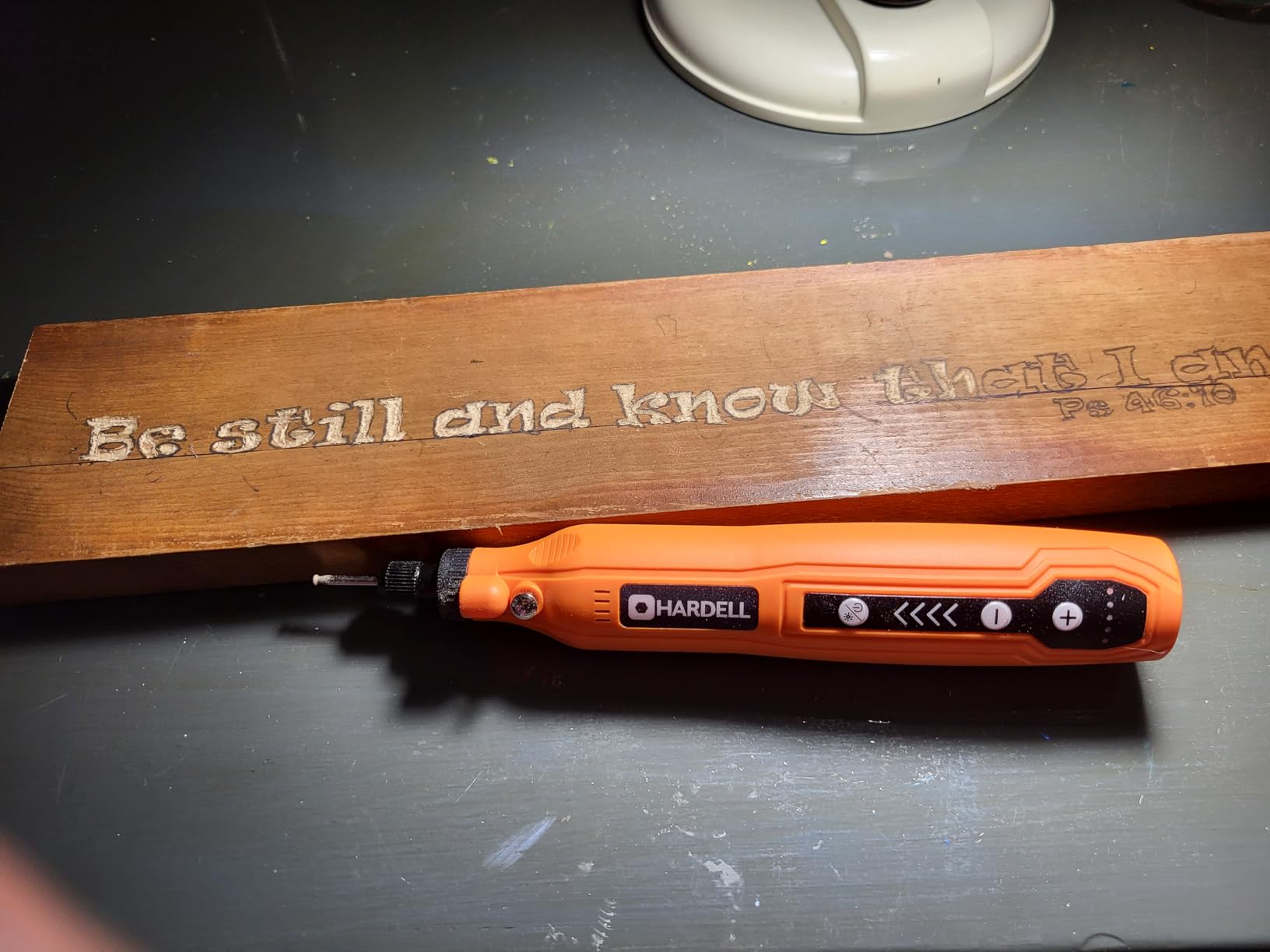 HARDELL Mini Cordless Rotary Tool, 5-Speed and USB Charging Rotary Tool Kit with 69 Accessories, Multi-Purpose 3.7V Power Rotary Tool for Sanding, Polishing, Drilling, Etching, Engraving, DIY Crafts customer photo 1