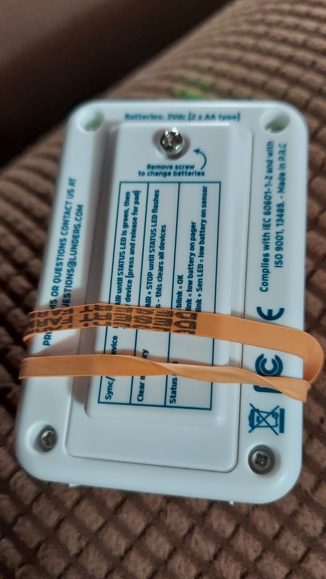 Lunderg Early Alert Bed Alarm for Elderly Adults - Wireless Sensor Pad & Pager - with Pre-Alert Smart Technology - Safety Bed Alarms and Fall Prevention for Elderly and Dementia Patients customer photo 2