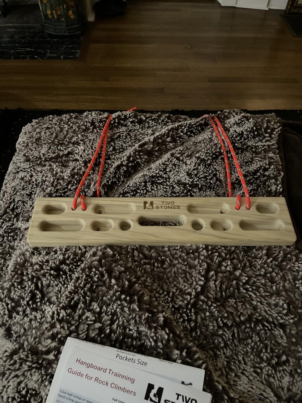 Two Stones Portable Hangboard | Rock Climbing Hangboard | Hang Board for Climbing customer photo 2