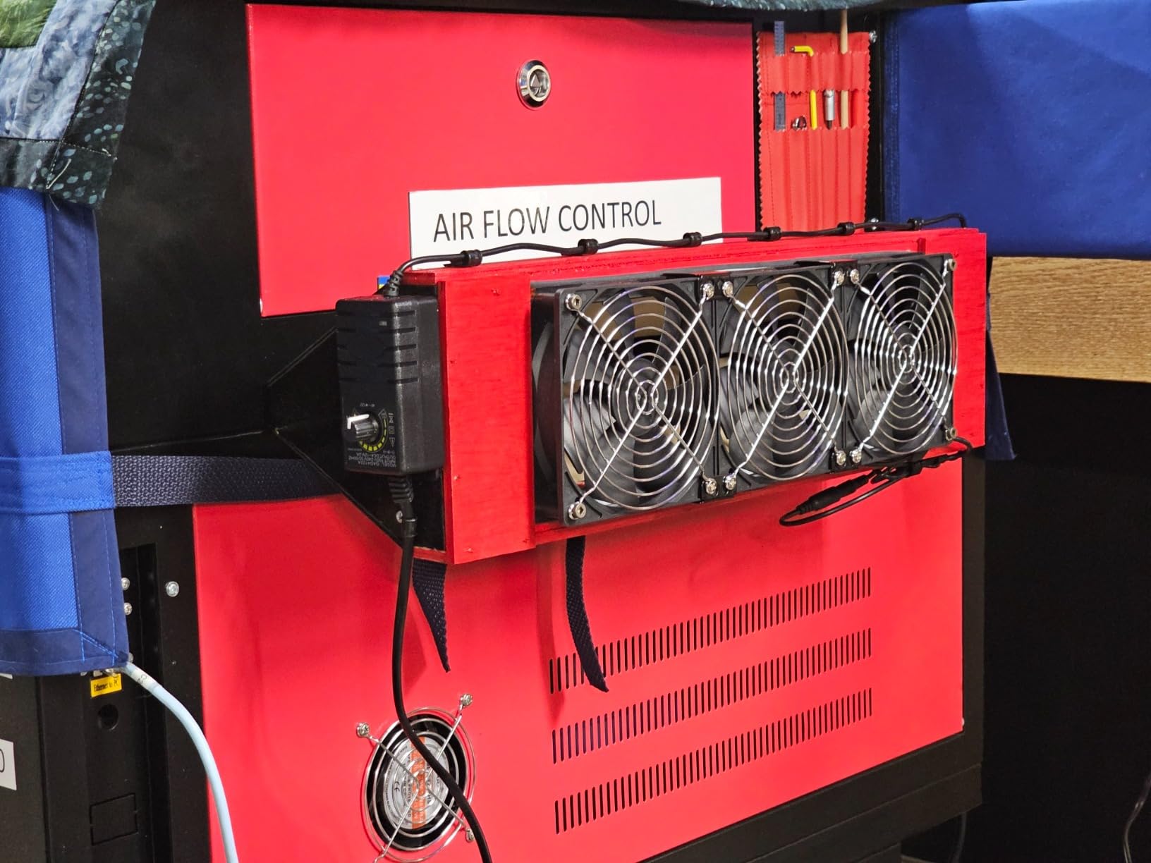 Wathai 4 x 120mm GPU Mining Rigs Server Racks Fan with 100V - 240V AC Power Variable Speed Control customer photo 1