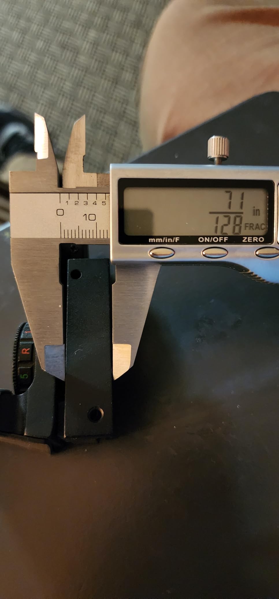 Digital Caliper Measuring Tool, Stainless Steel Vernier Caliper Digital Micrometer with Large LCD Screen, Easy Switch from Inch Metric Fraction, 6 Inch Caliper Tool for DIY/Household customer photo 2