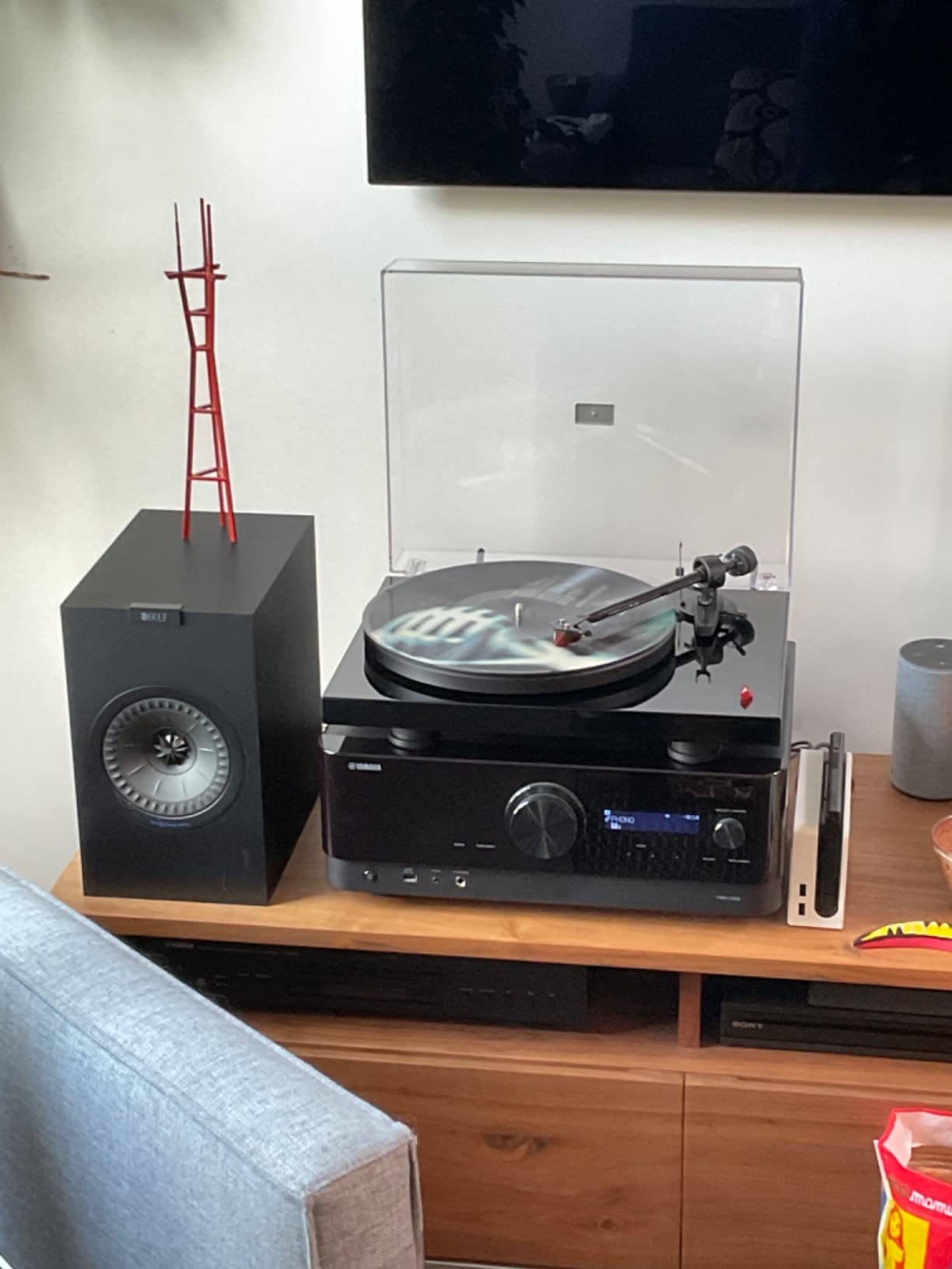 Yamaha TSR-700 7.1 Channel AV Receiver with 8K HDMI and MusicCast customer photo 1