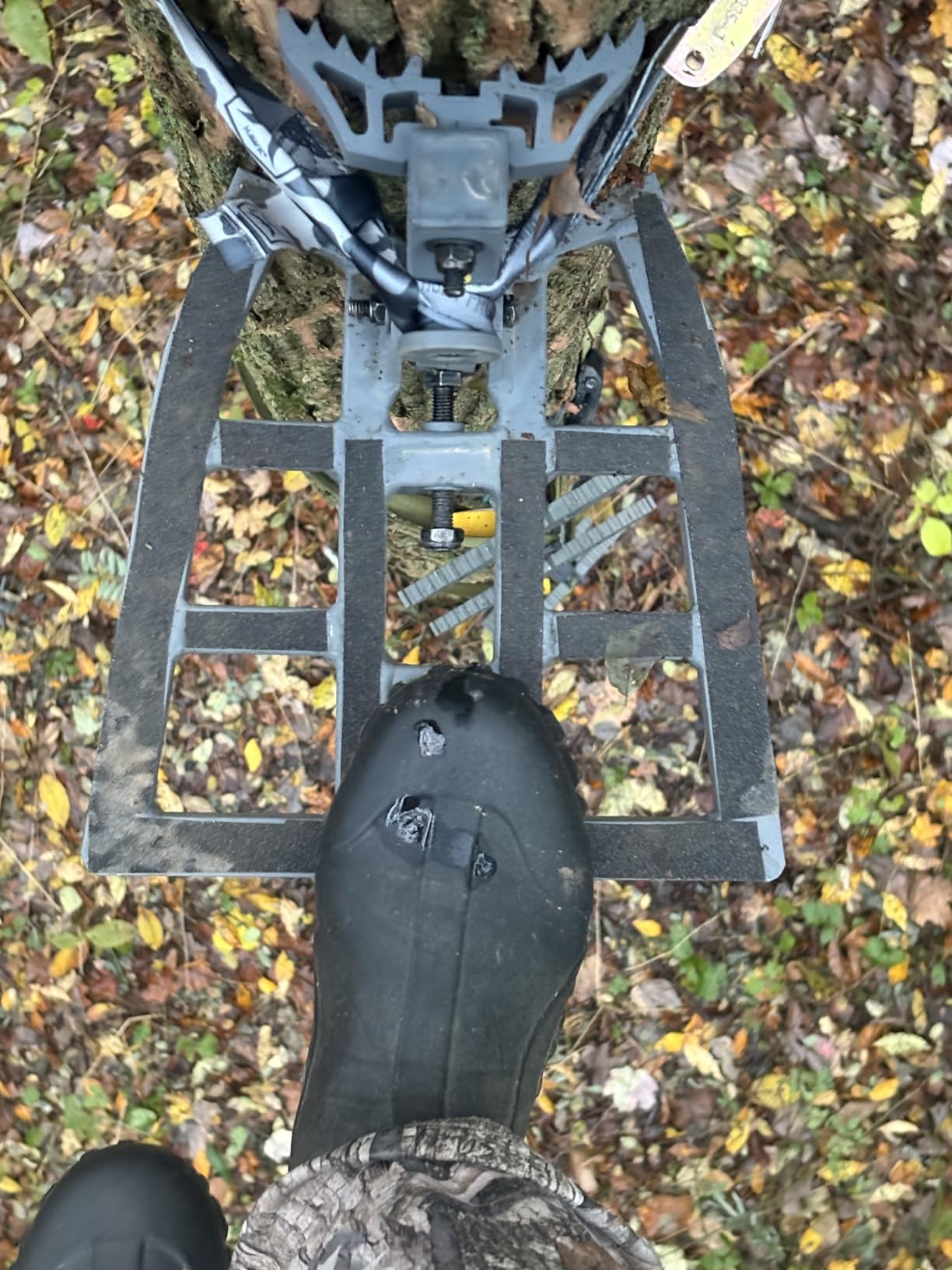 Hawk Full Platform Stand w/ Silent Strap Attachment for Deer Hunting, Helium Hammock Apex, Black - Adjustable Climbing Tree Stand Accessory and Equipment for Shooting customer photo 1