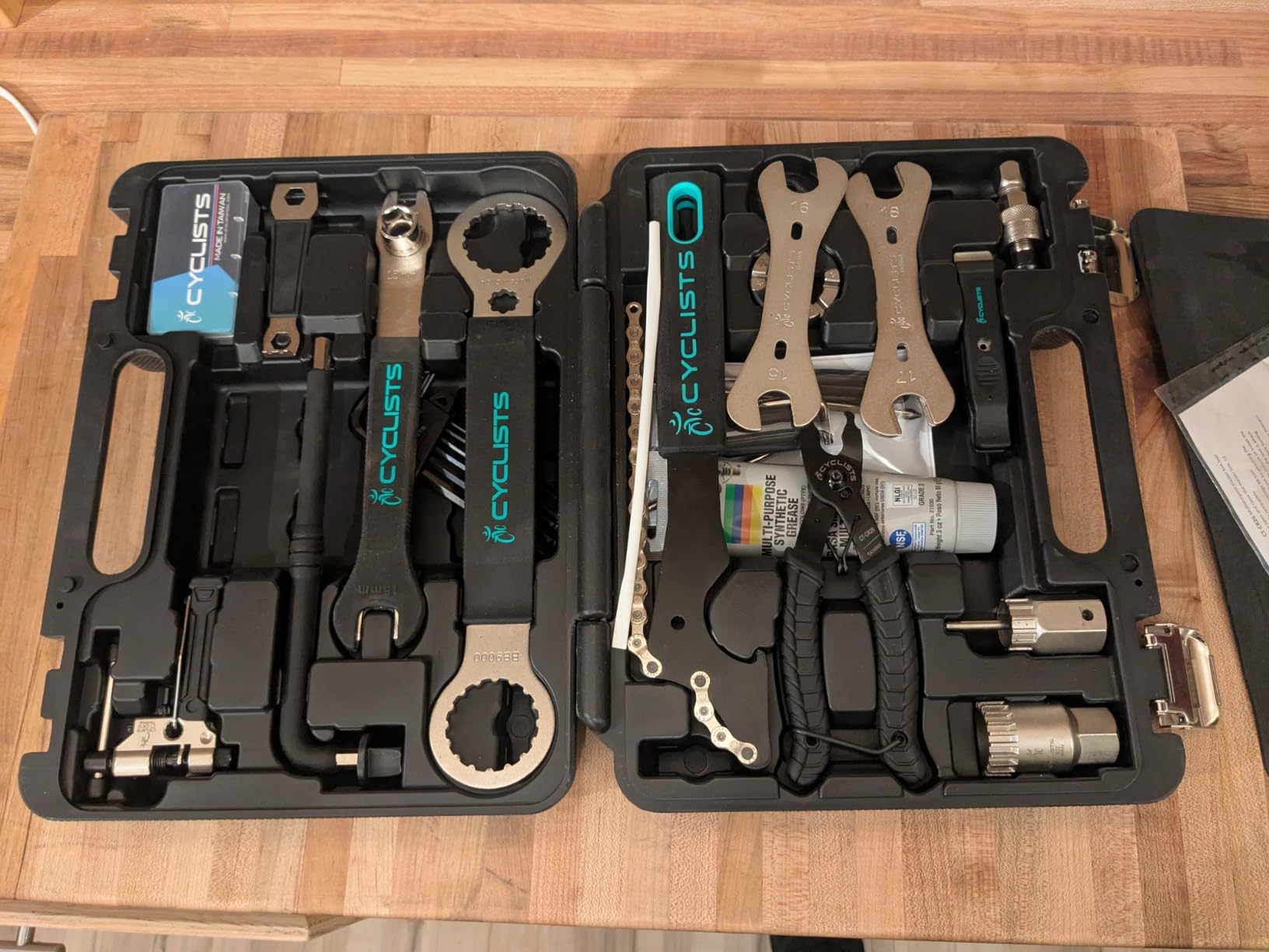 23 Piece Bike Tool Kit - Bicycle Repair Tool Box Compatible - Mountain/Road Bike Maintenance Tool Set with Storage Case customer photo 1