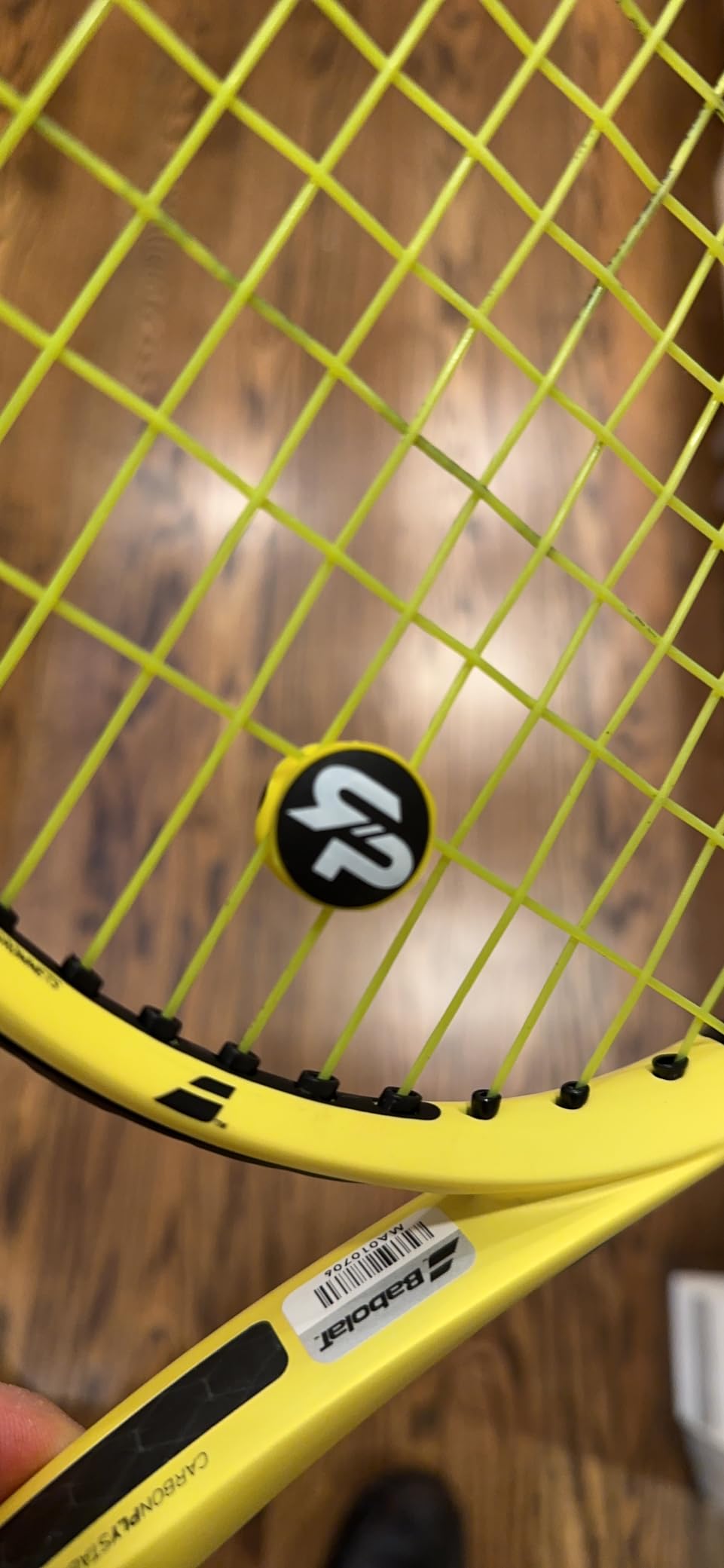 RTP Tennis Racket Vibration Dampener - ShockSorb Original or Ultrasoft V3 The Only Dampener Made for Pain Relief - Handcrafted with Patented Material Sorbothane Made in USA - 1 Pack Limited Warranty customer photo 2