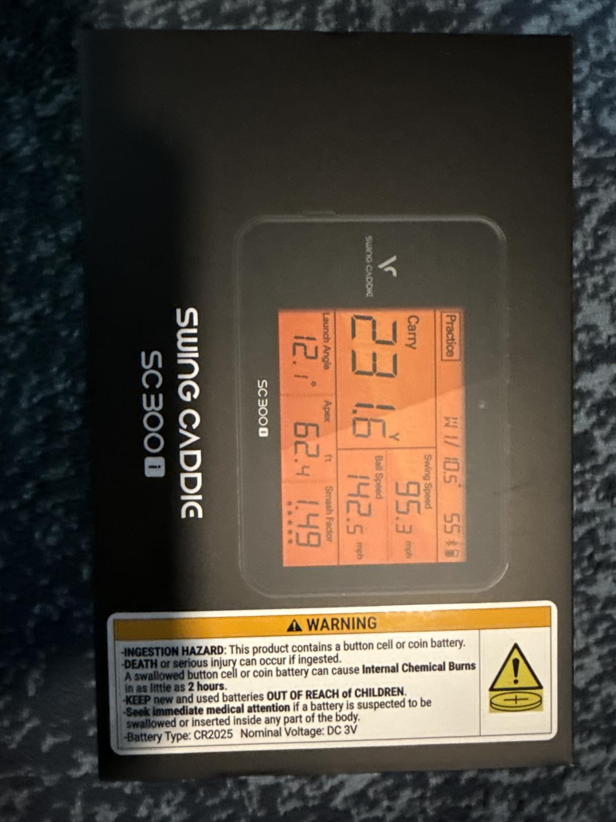 Portable Golf Launch Monitor and Swing Analyzer with Real-Time Shot Data Tracking - Ideal Golf Swing Trainer/Training Equipment for Indoor or Outdoor Use, 12-Hr Battery Life customer photo 2