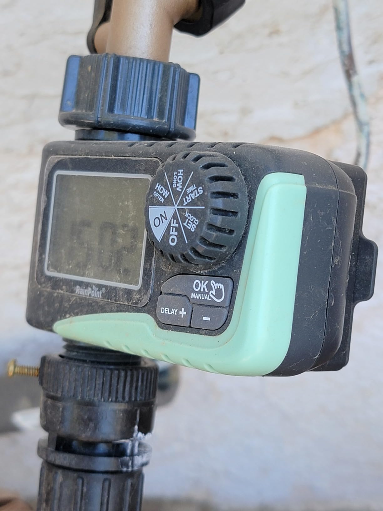 RAINPOINT Sprinkler Timer, Programmable Water Timer for Garden Hose, Outdoor Soaker Hose Timed with Rain Delay/Manual/Automatic Watering System, Digital Irrigation for Yard, Lawn, 1 Outlet customer photo 2