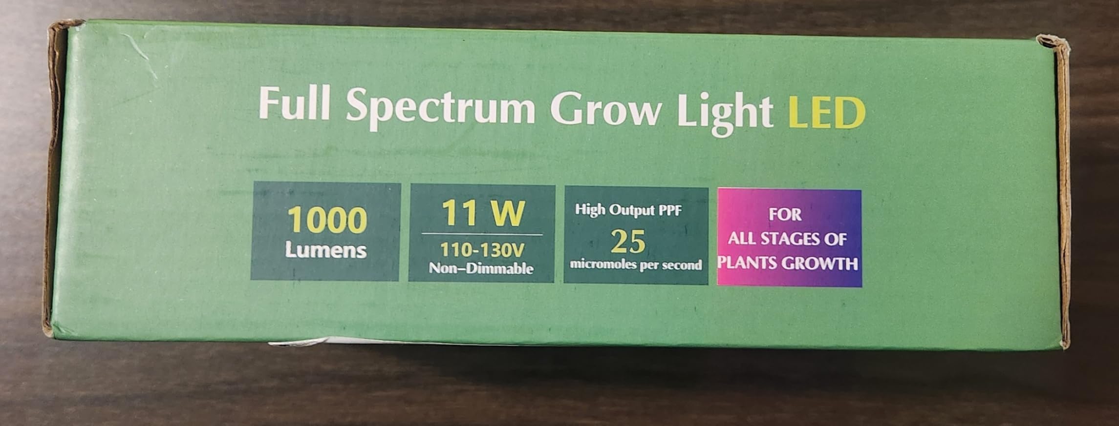 Grow Light Bulbs, Briignite LED Grow Light Bulb A19 Bulb, Full Spectrum Grow Light Bulb, Plant Light Bulbs E26 Base, 11W Grow Bulb 100W Equivalent, Grow Light for Indoor Plants, Seed Starting, 2Pack customer photo 1