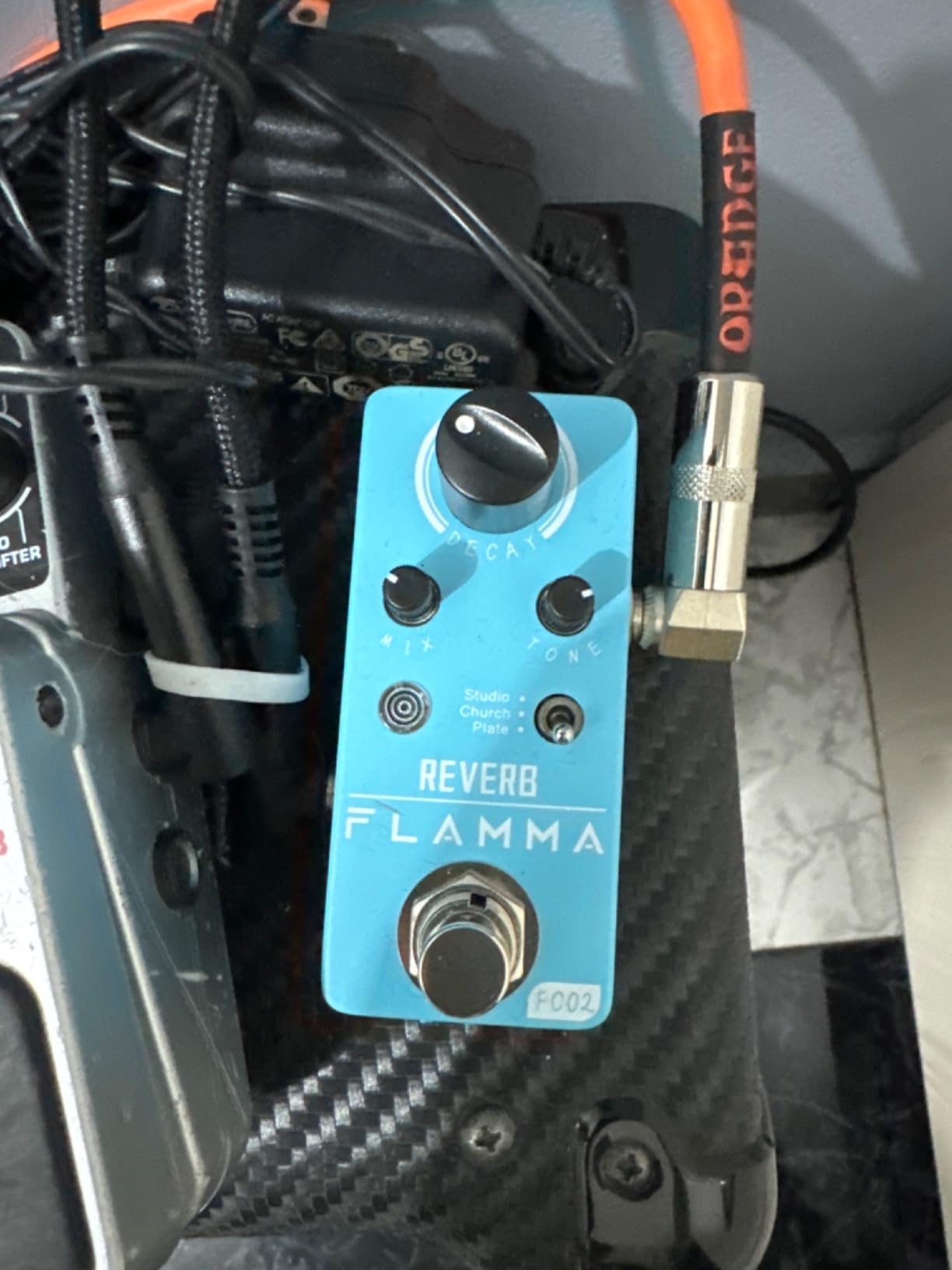 FLAMMA FC02 Mini Reverb Pedal Digital Guitar Pedal with 3 Reverb Effects Church Plate Studio True Bypass customer photo 1