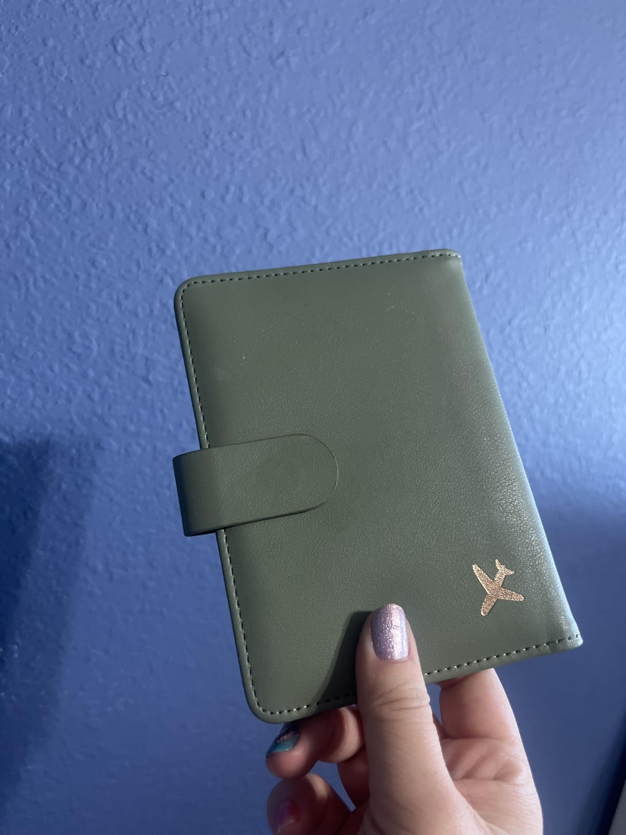 Premium Leather Passport Holder Covers Case, Waterproof Rfid Blocking Travel Wallet Passport Holder with Pen Holder, Cute Passport Book for Women/Men customer photo 2