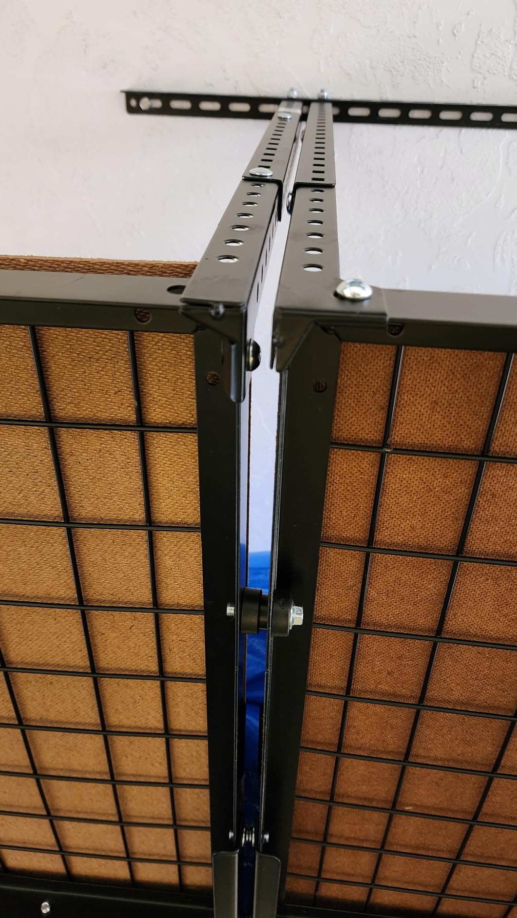 FLEXIMOUNTS Pro 4x8 Overhead Garage Storage Rack,Adjustable Storage Organization System, Heavy Duty Metal Ceiling Storage Racks, 800lbs Weight Capacity, Black, Pro Series customer photo 1