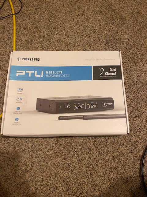 Phenyx Pro Wireless Microphone System,Metal Wireless Mic Set w/Handheld/Bodypack/Headset/Lapel Mics,2 x 30 UHF Frequencies, 200 ft Range, Cordless Mic for Singing, Karaoke, Church (PTU-52-1H1B) customer photo 2